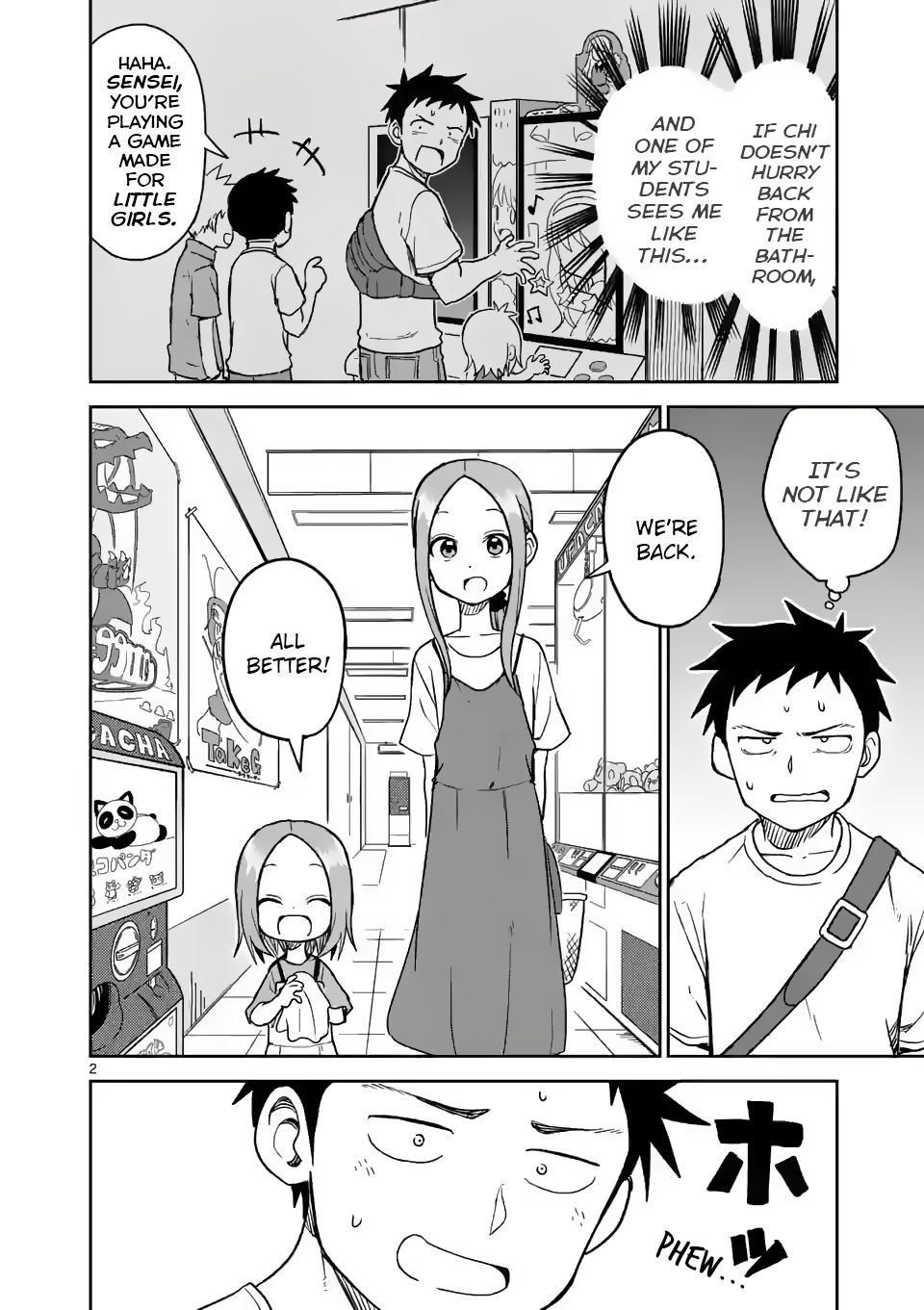 Karakai Jouzu no (Moto) Takagi-san chapter 148 page 2