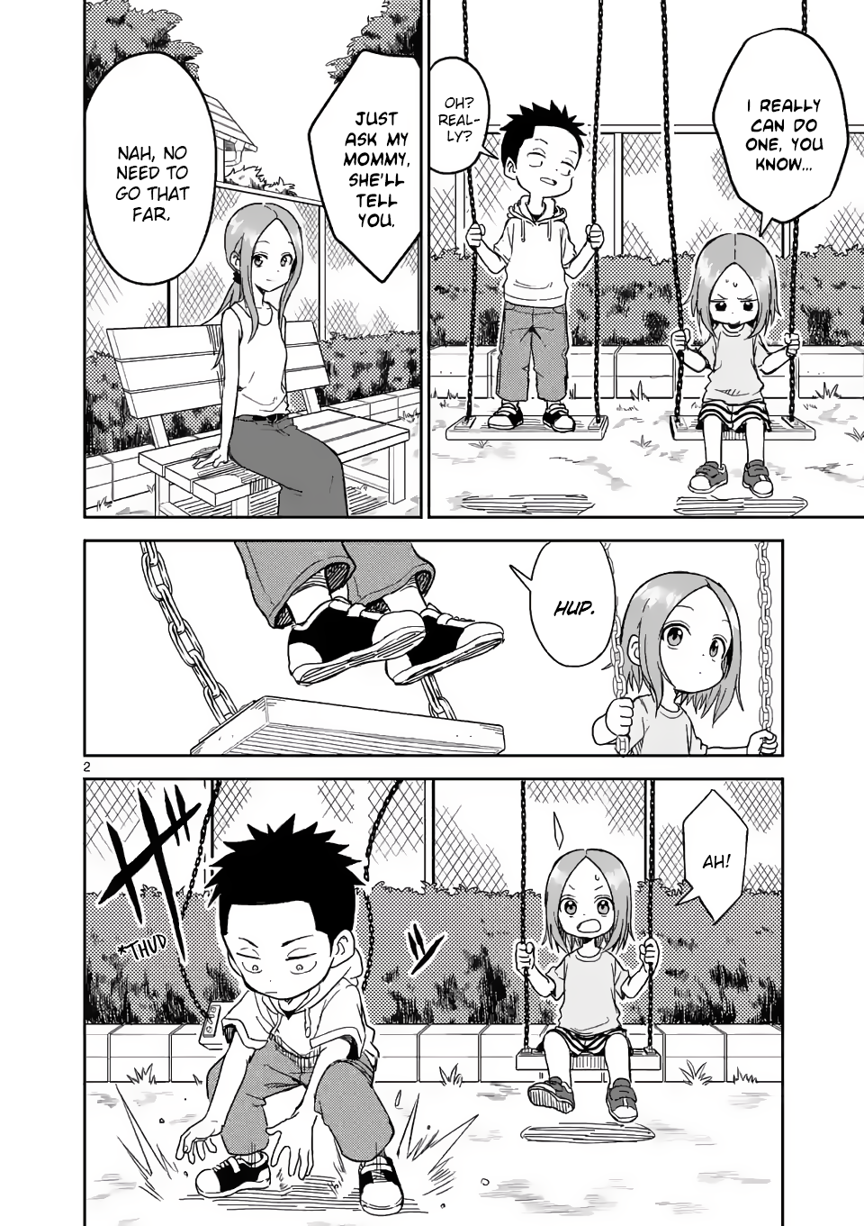 Karakai Jouzu no (Moto) Takagi-san chapter 154 page 2