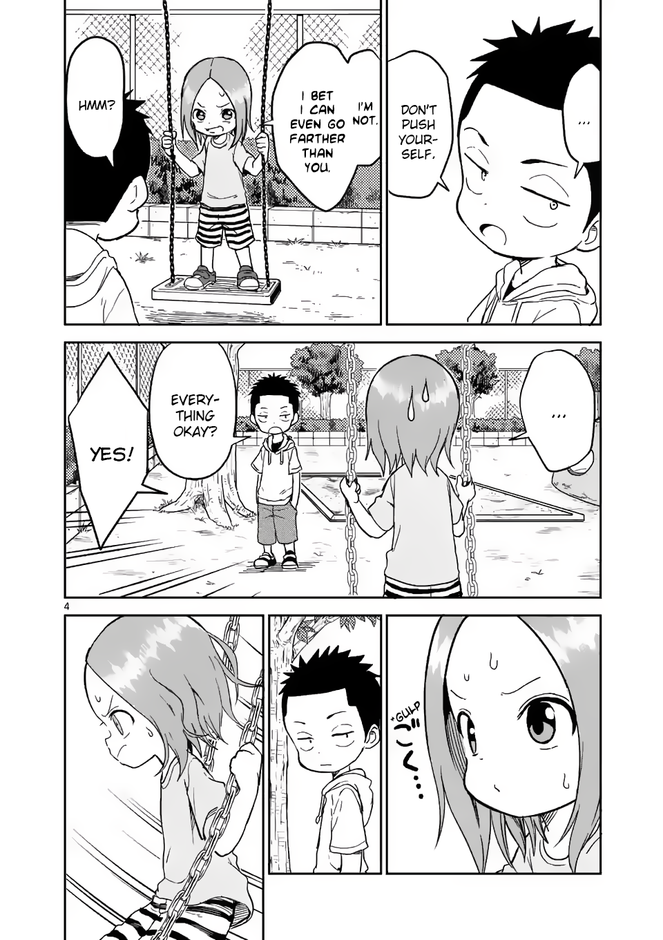 Karakai Jouzu no (Moto) Takagi-san chapter 154 page 4