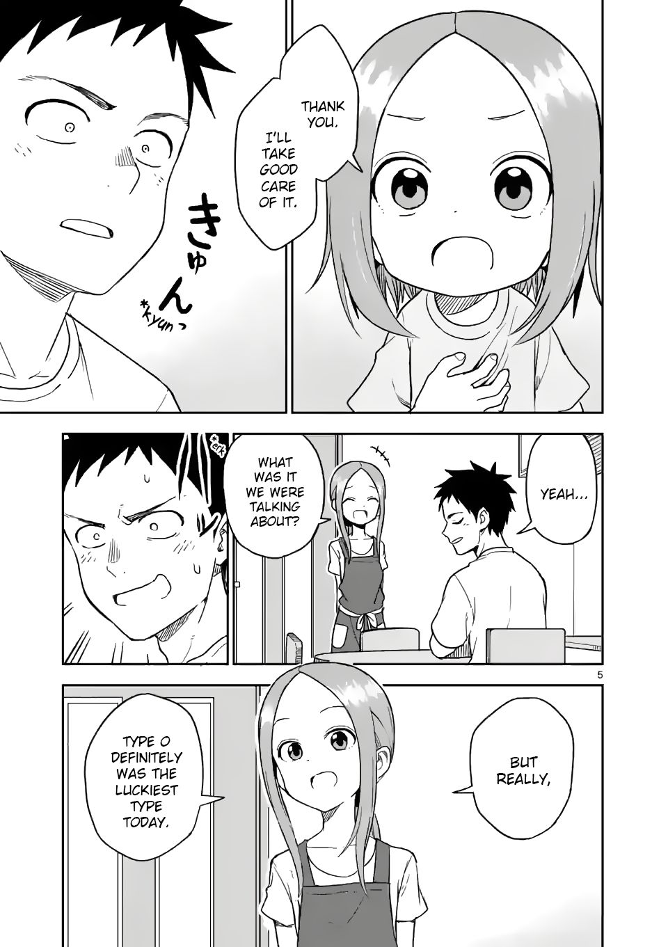 Karakai Jouzu no (Moto) Takagi-san chapter 155 page 5
