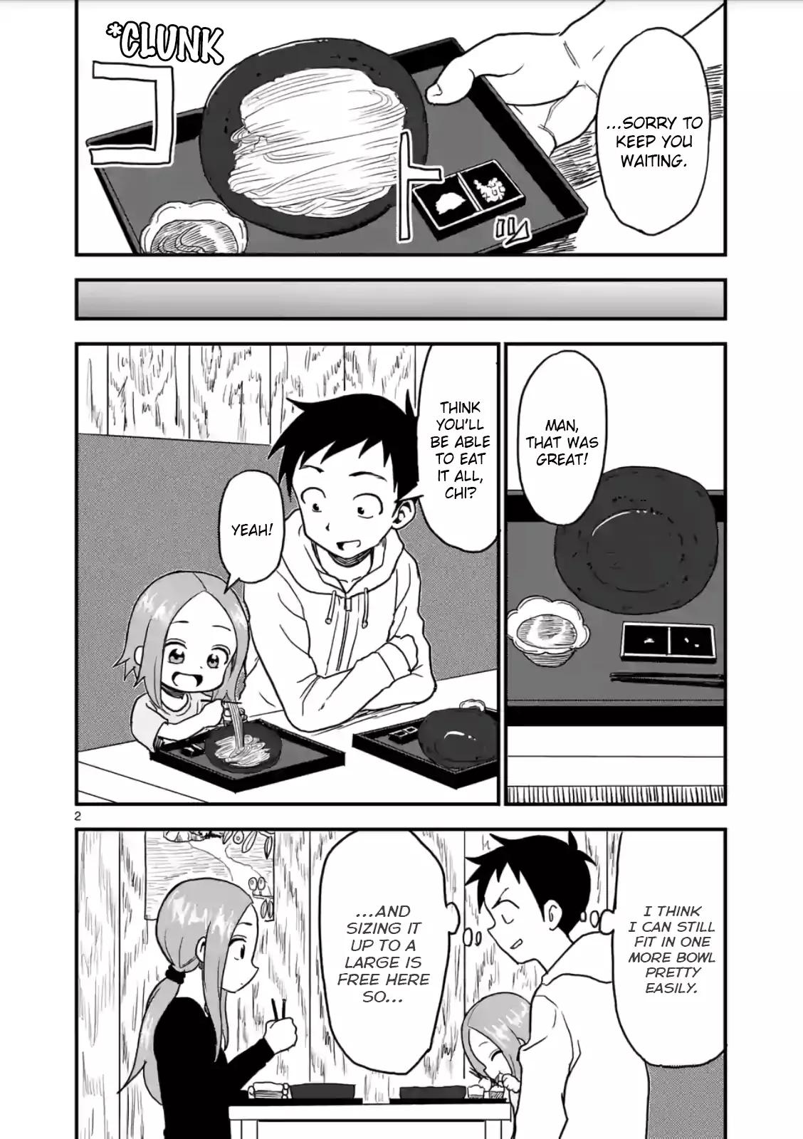 Karakai Jouzu no (Moto) Takagi-san chapter 16 page 2