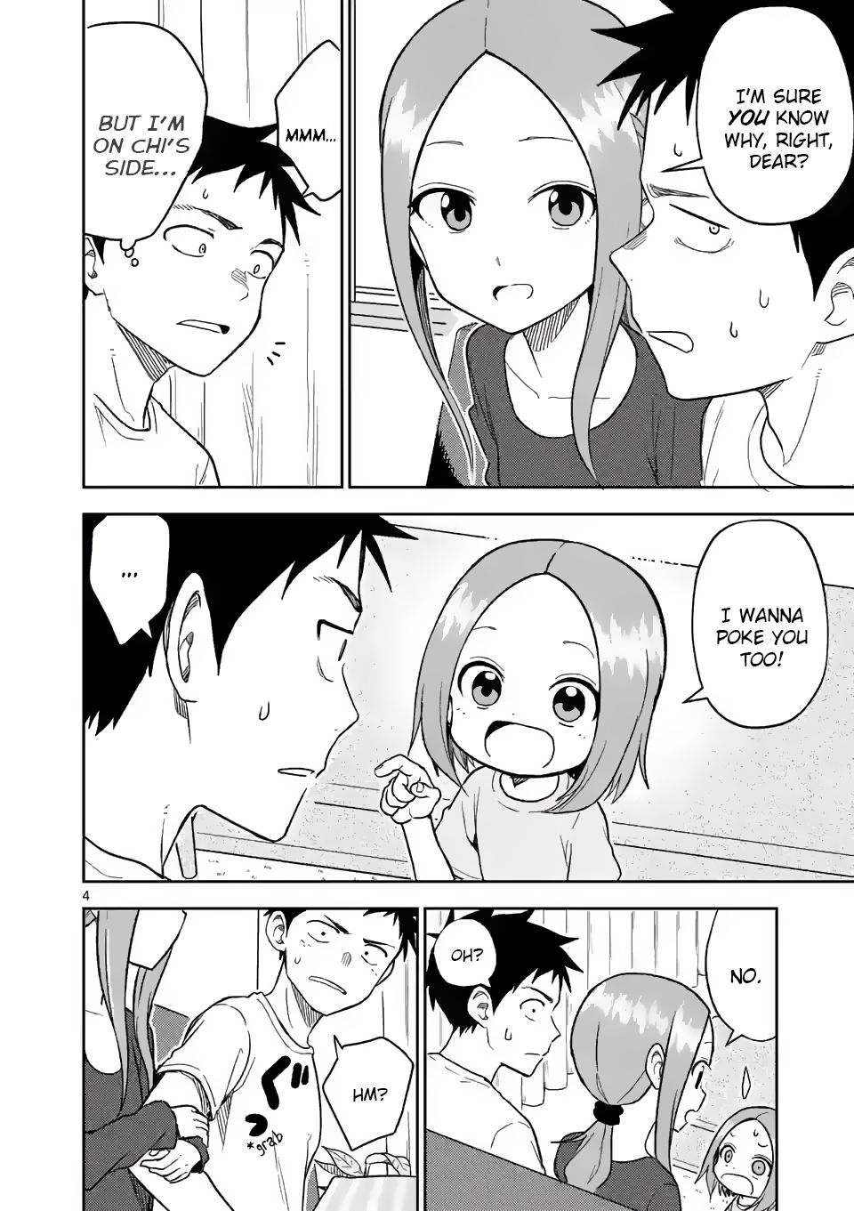 Karakai Jouzu no (Moto) Takagi-san chapter 161 page 4