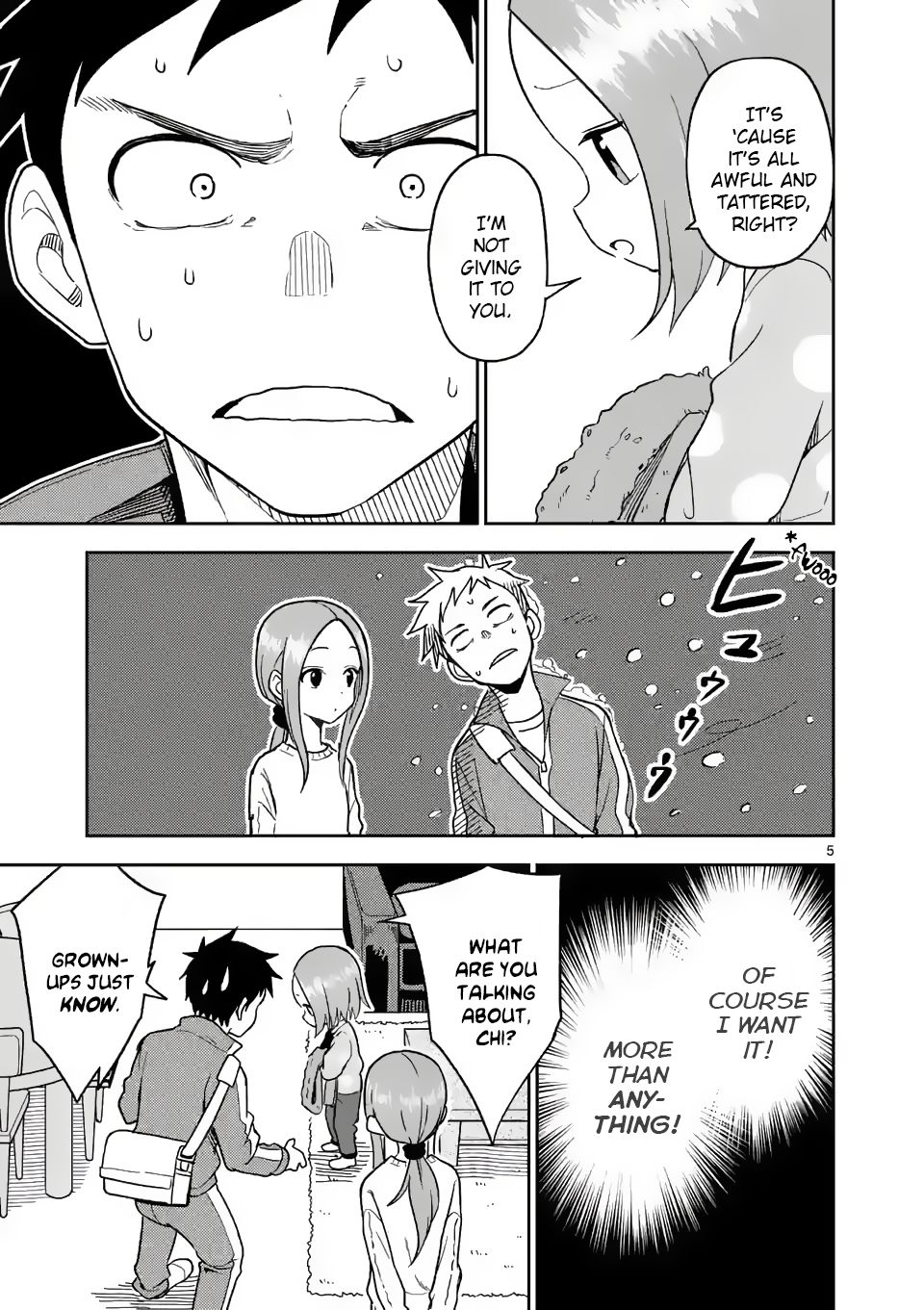 Karakai Jouzu no (Moto) Takagi-san chapter 165 page 5