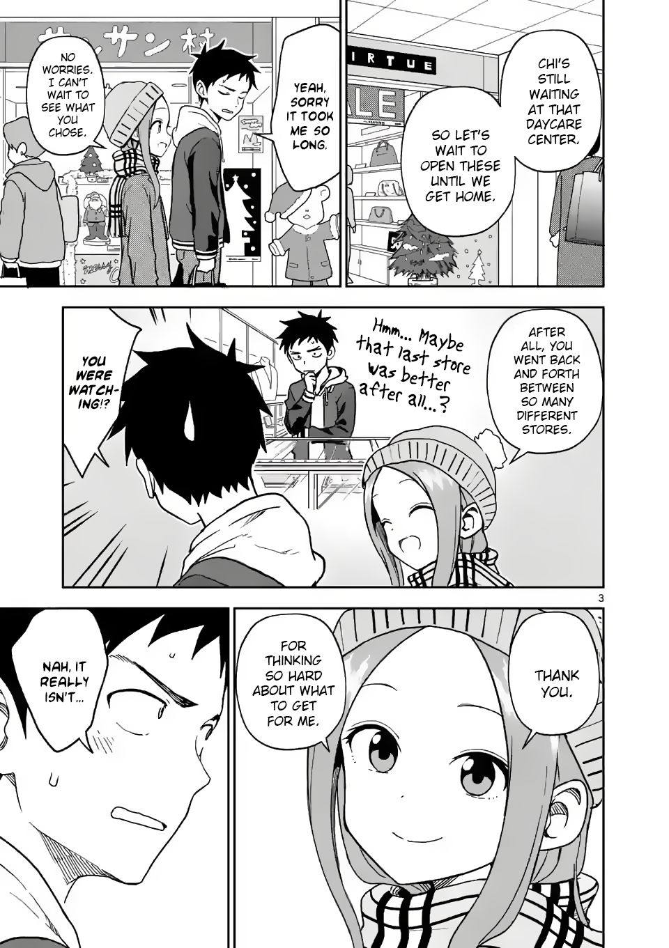Karakai Jouzu no (Moto) Takagi-san chapter 166 page 3