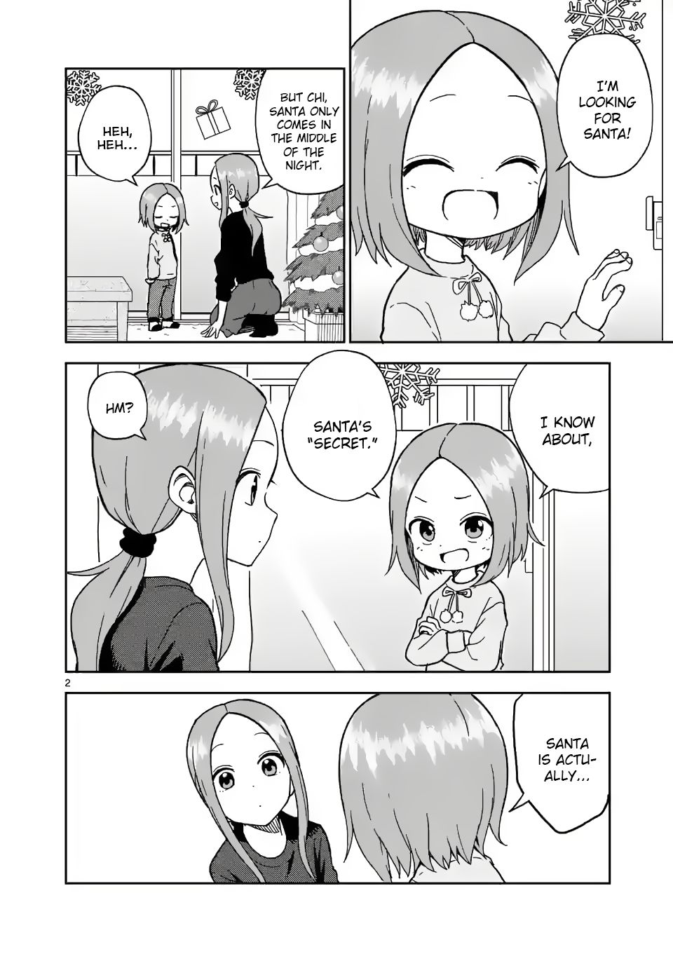 Karakai Jouzu no (Moto) Takagi-san chapter 167 page 2
