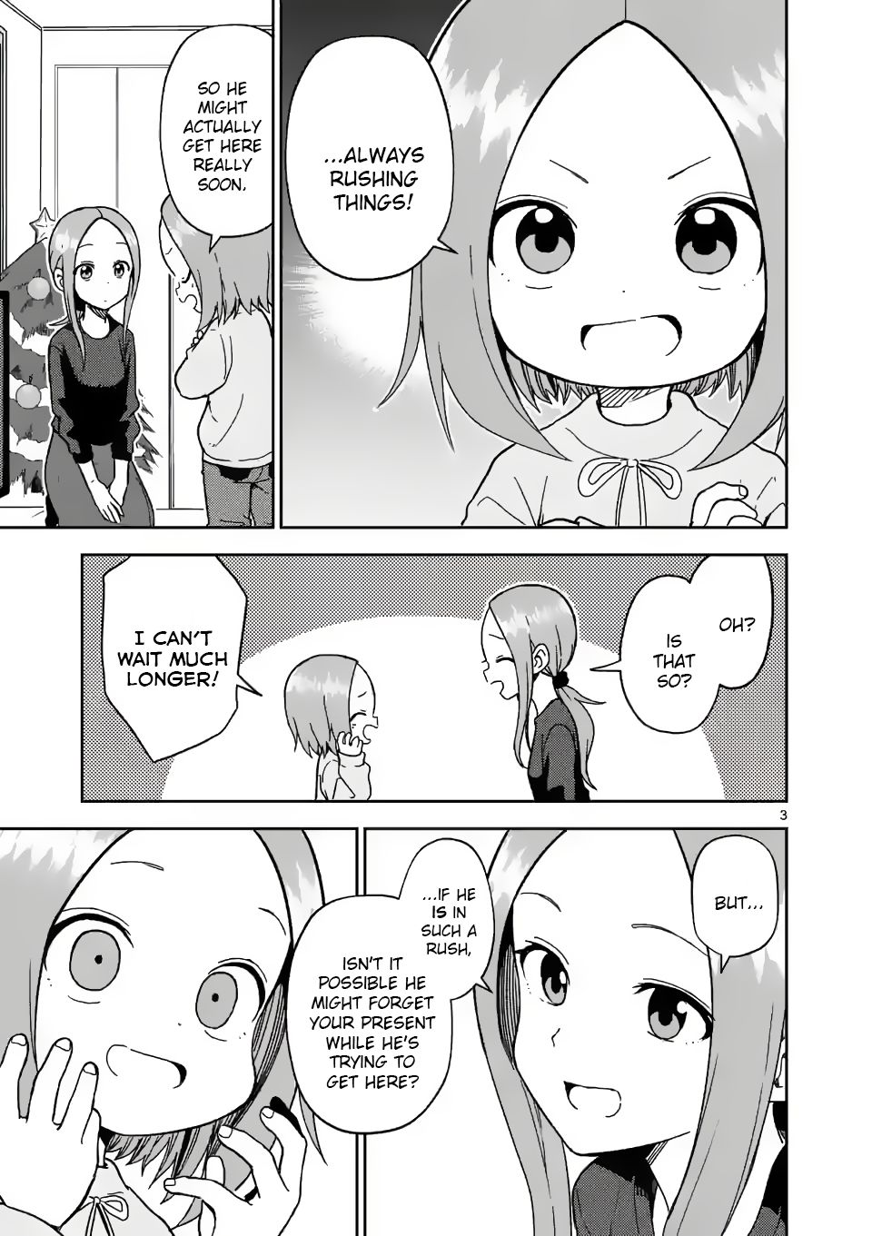 Karakai Jouzu no (Moto) Takagi-san chapter 167 page 3