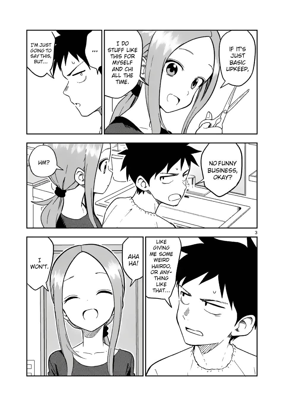 Karakai Jouzu no (Moto) Takagi-san chapter 175 page 3