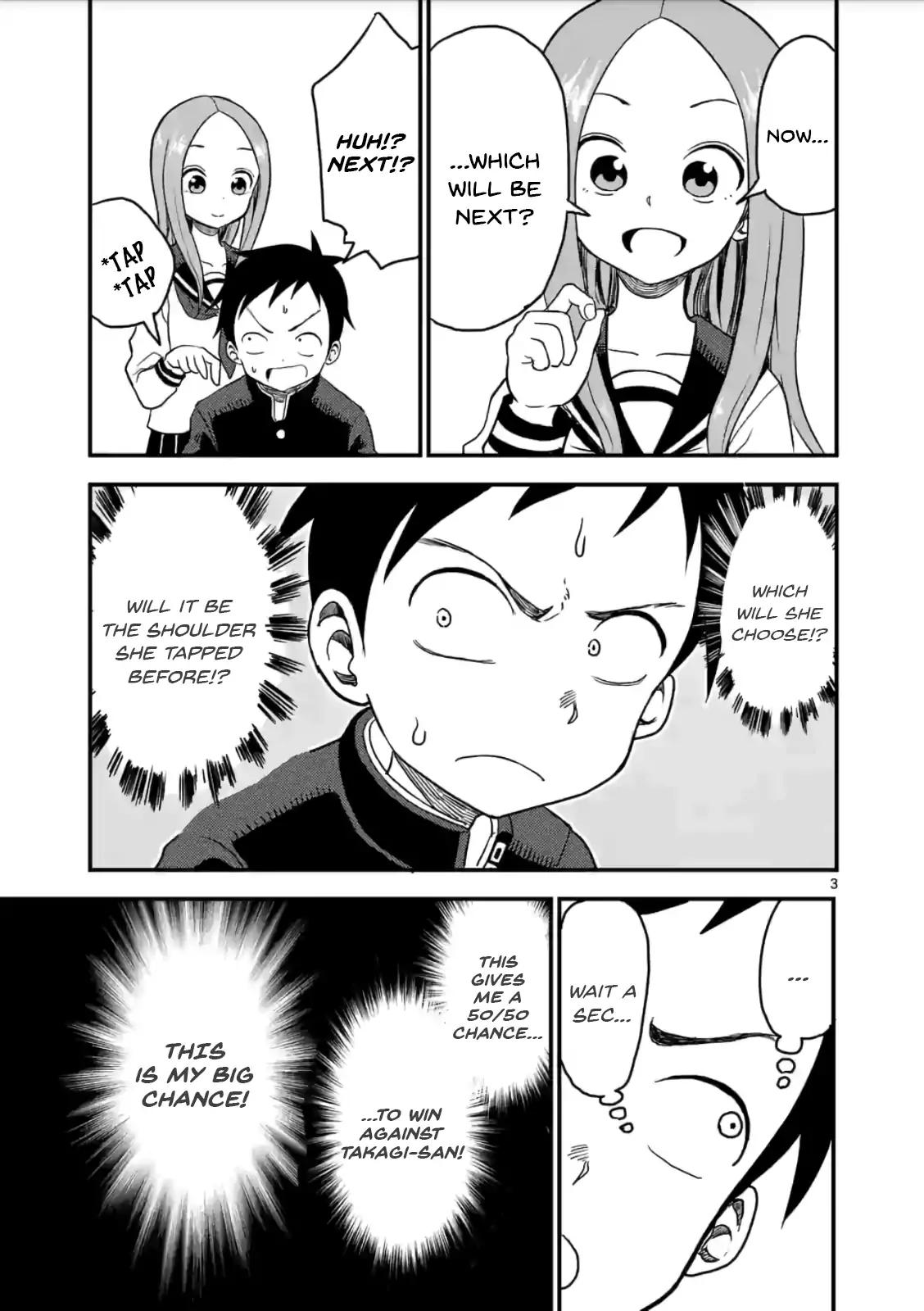 Karakai Jouzu no (Moto) Takagi-san chapter 18 page 3