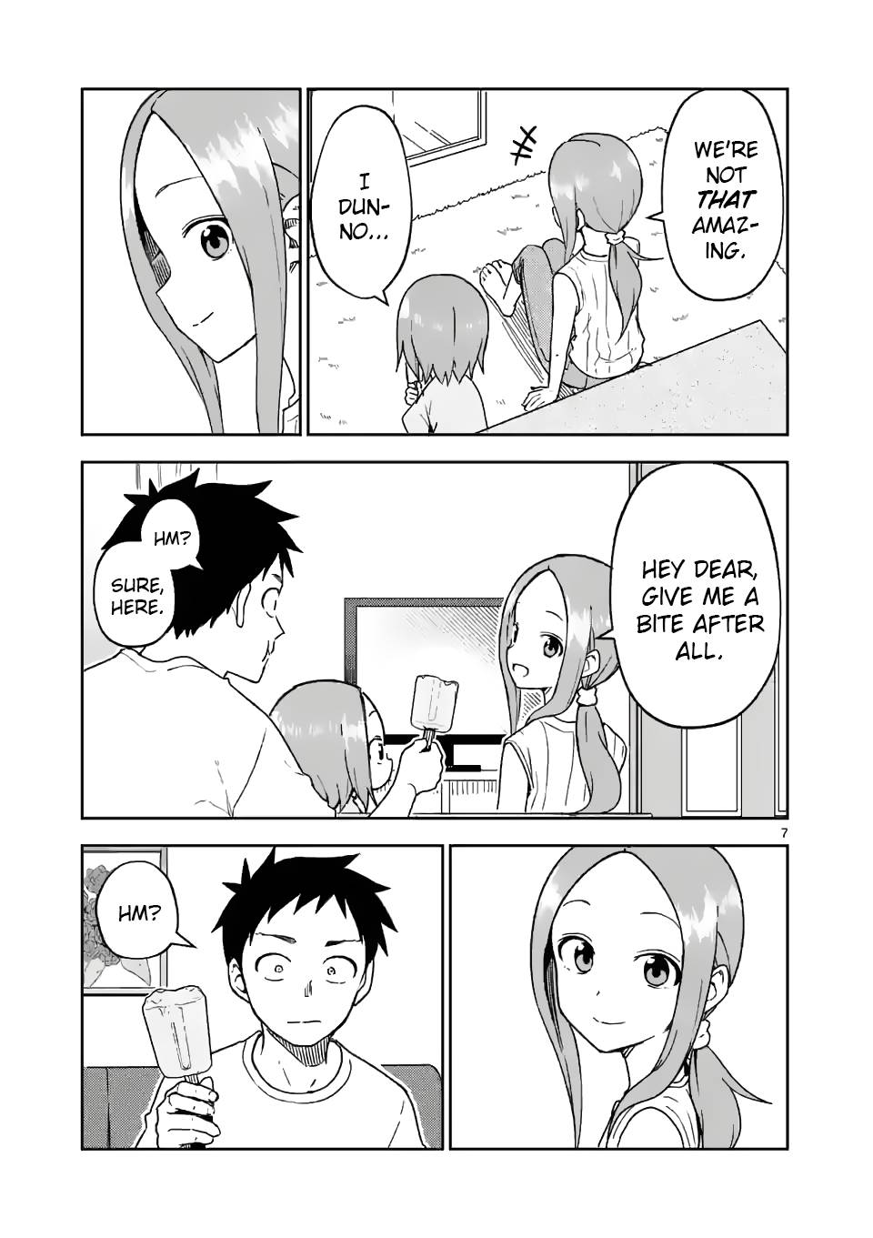 Karakai Jouzu no (Moto) Takagi-san chapter 194 page 7