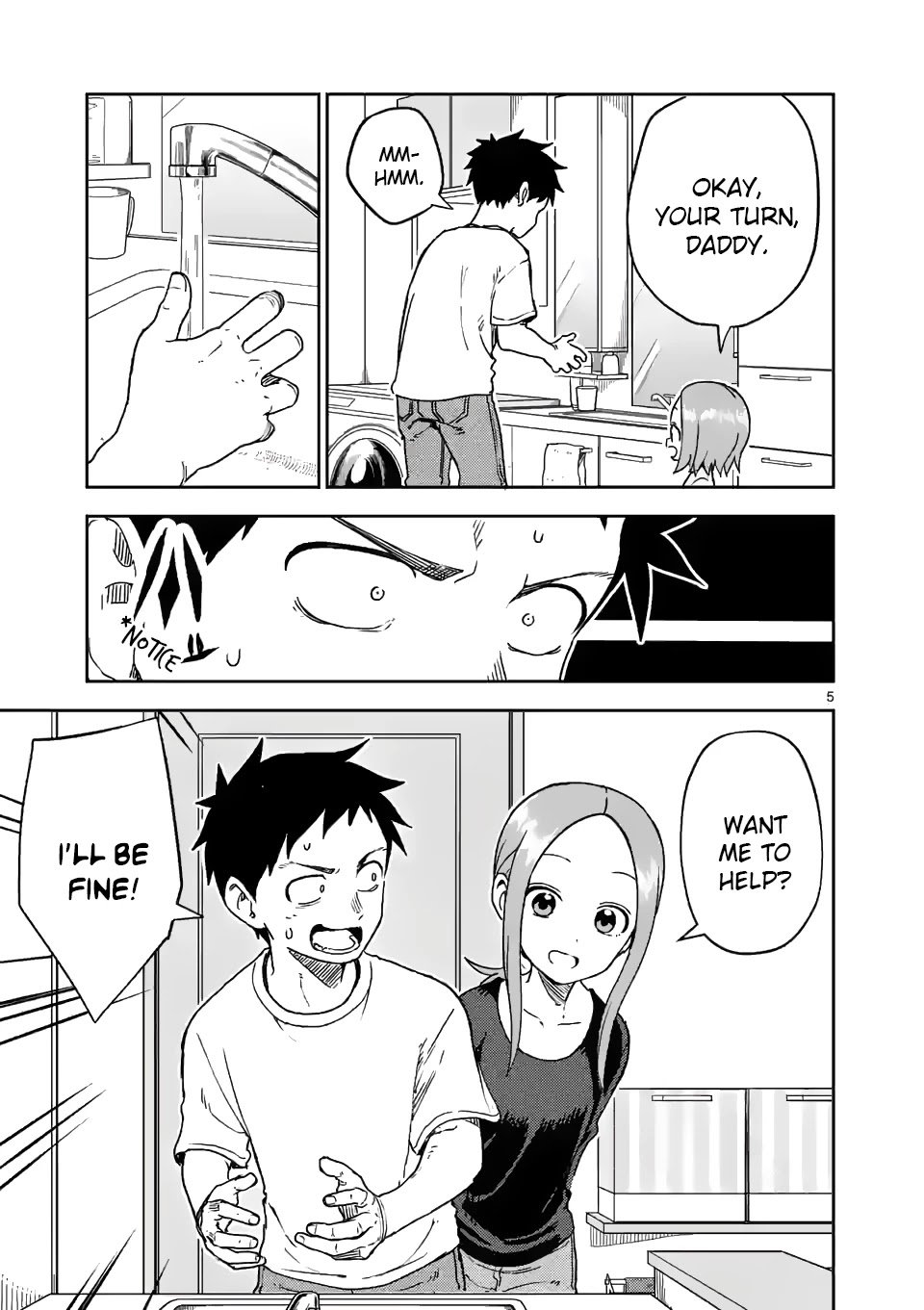 Karakai Jouzu no (Moto) Takagi-san chapter 197 page 5