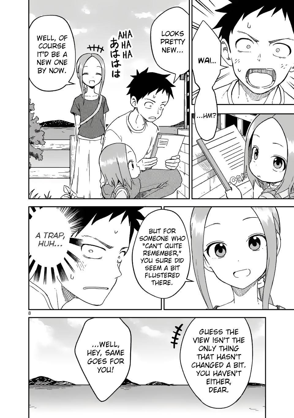 Karakai Jouzu no (Moto) Takagi-san chapter 198 page 8