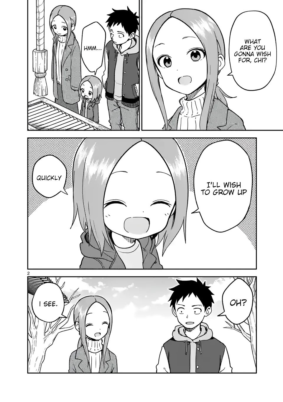 Karakai Jouzu no (Moto) Takagi-san chapter 211 page 2