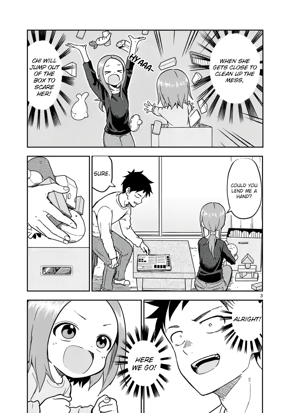 Karakai Jouzu no (Moto) Takagi-san chapter 215 page 3