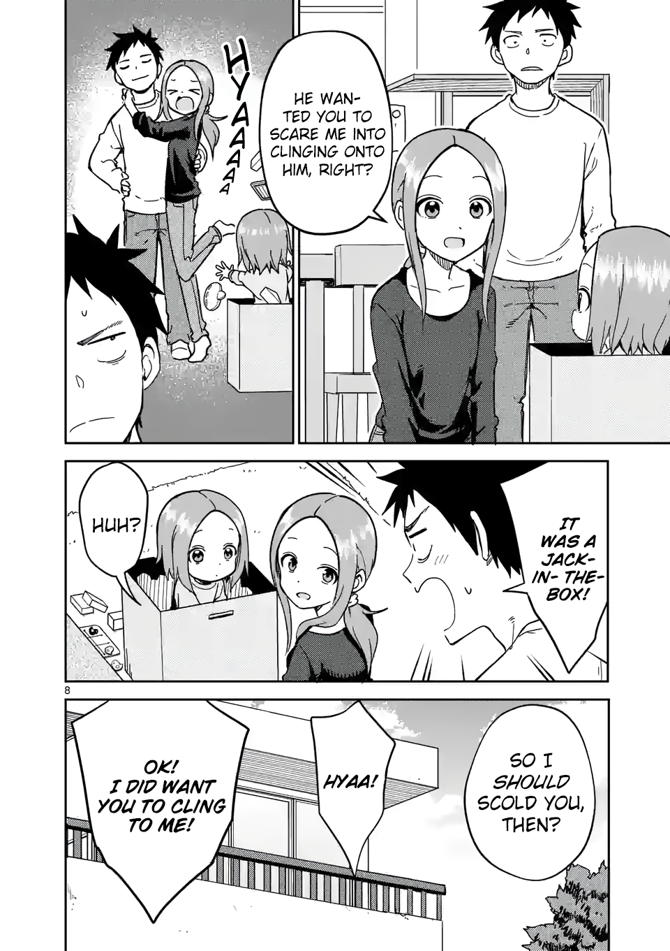 Karakai Jouzu no (Moto) Takagi-san chapter 215 page 8