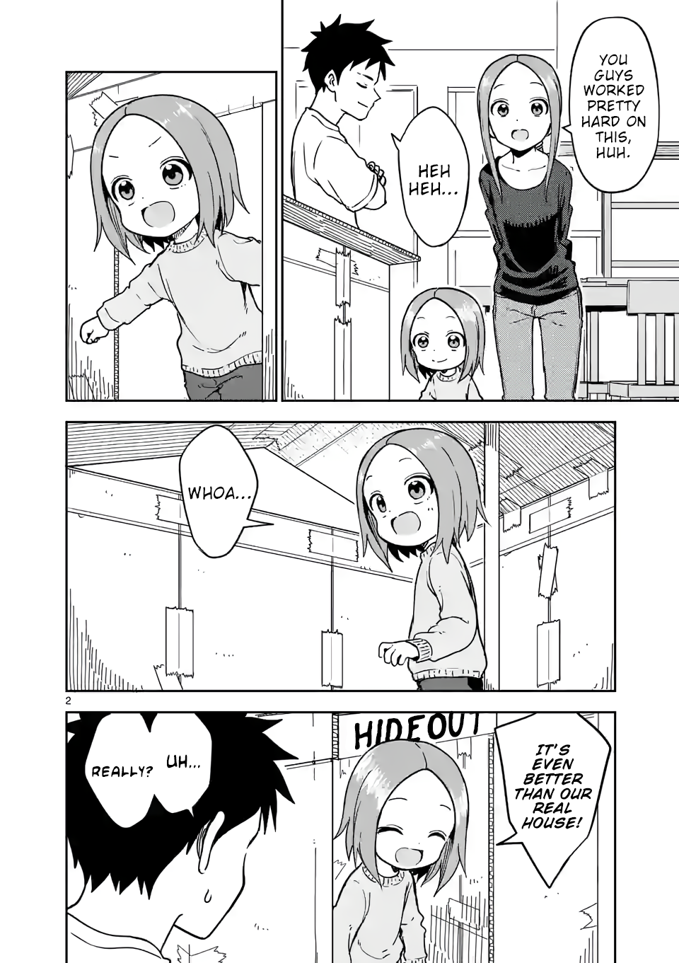 Karakai Jouzu no (Moto) Takagi-san chapter 218 page 2