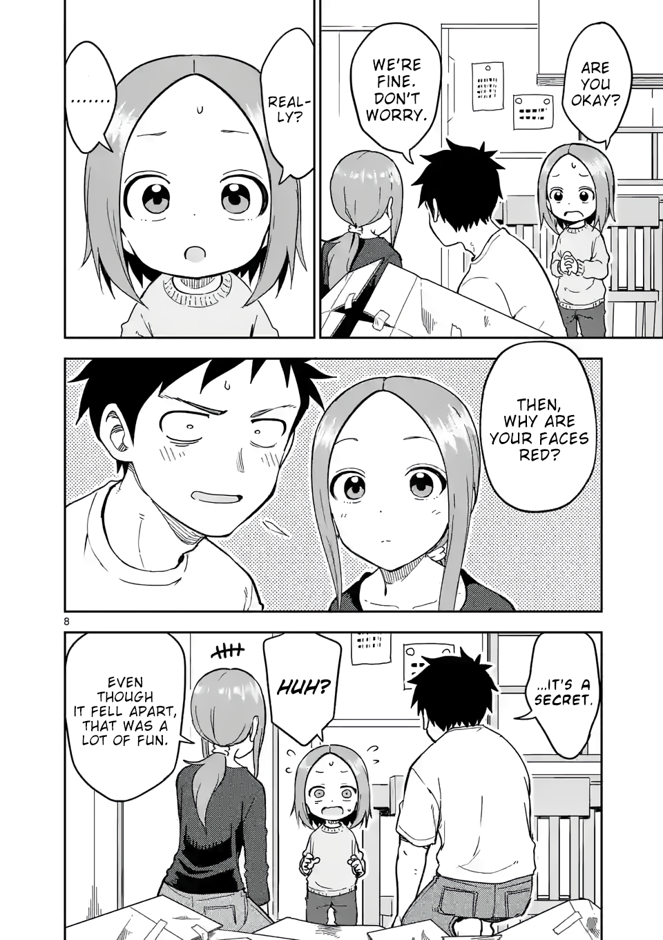 Karakai Jouzu no (Moto) Takagi-san chapter 218 page 8