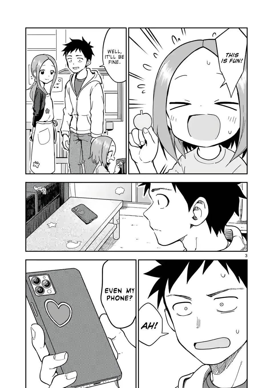 Karakai Jouzu no (Moto) Takagi-san chapter 221 page 3