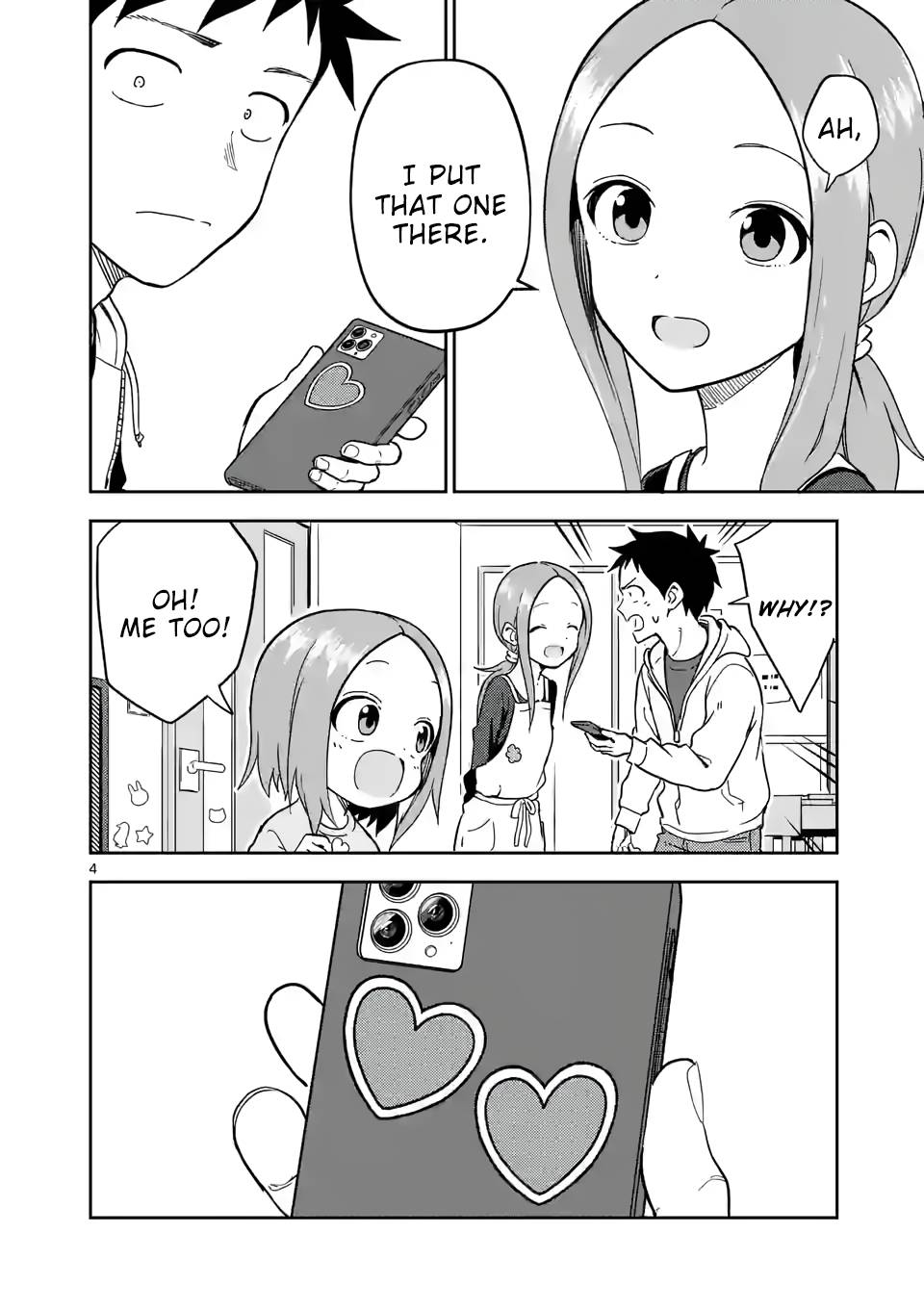 Karakai Jouzu no (Moto) Takagi-san chapter 221 page 4