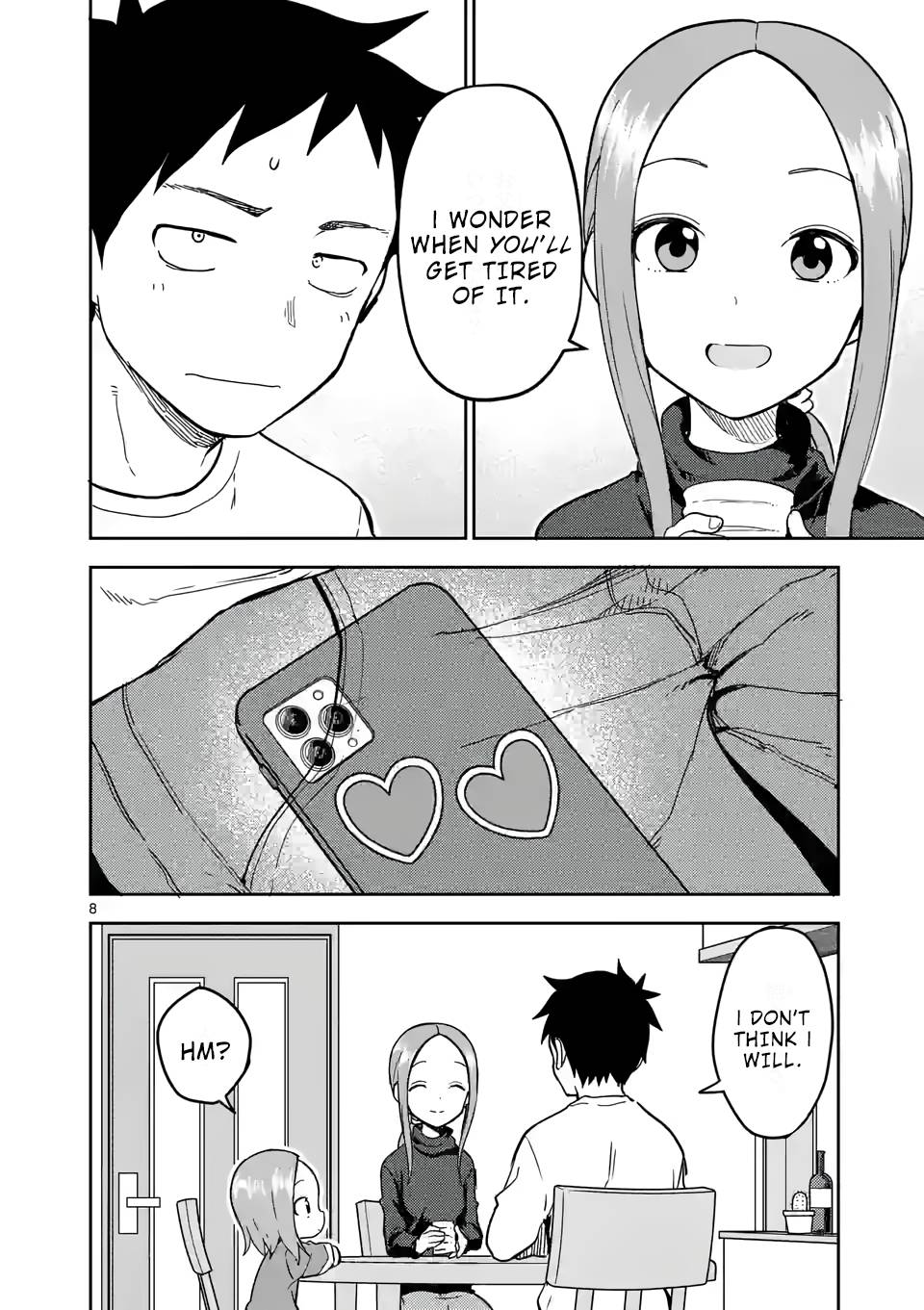 Karakai Jouzu no (Moto) Takagi-san chapter 221 page 8