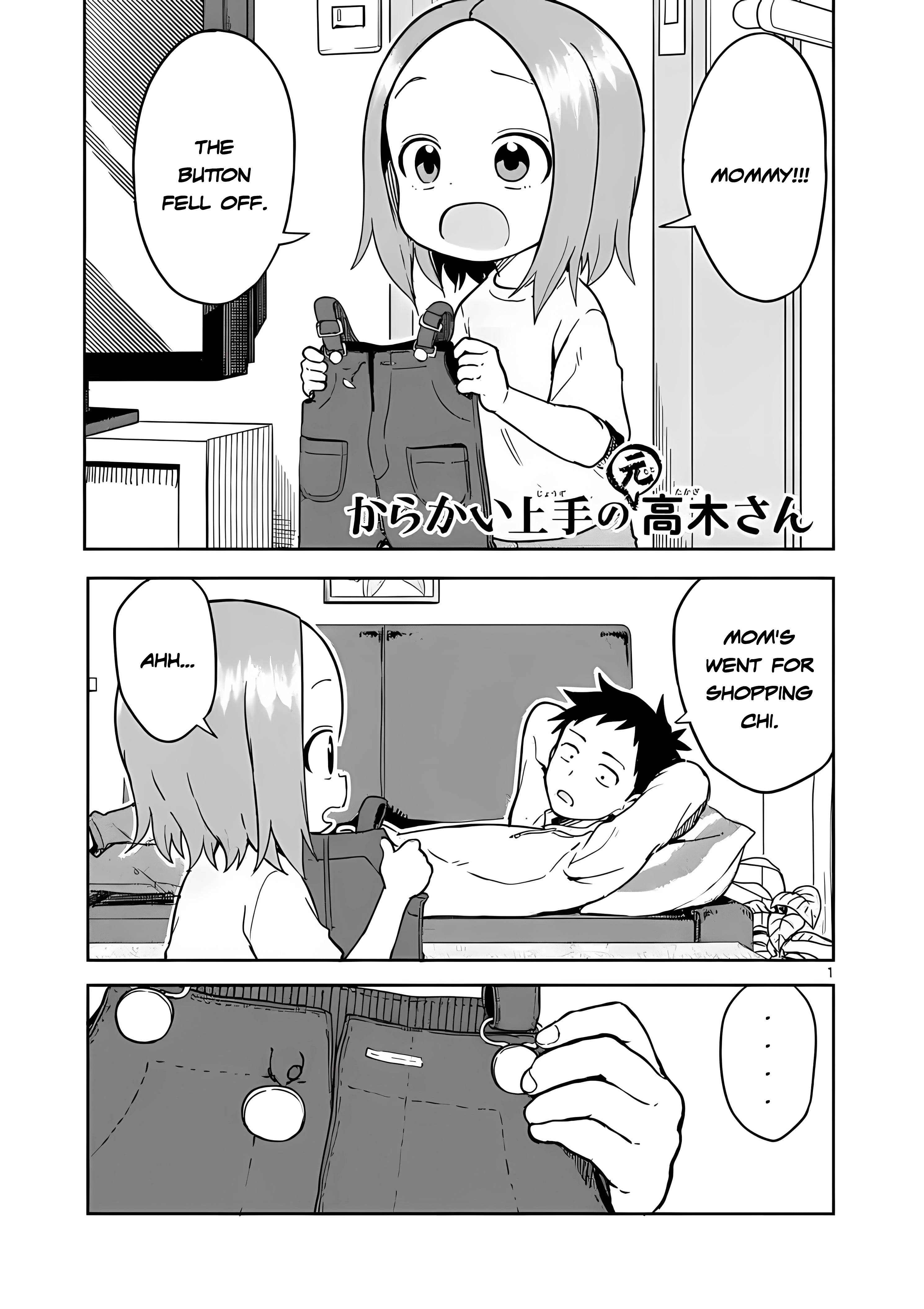 Karakai Jouzu no (Moto) Takagi-san chapter 223 page 1