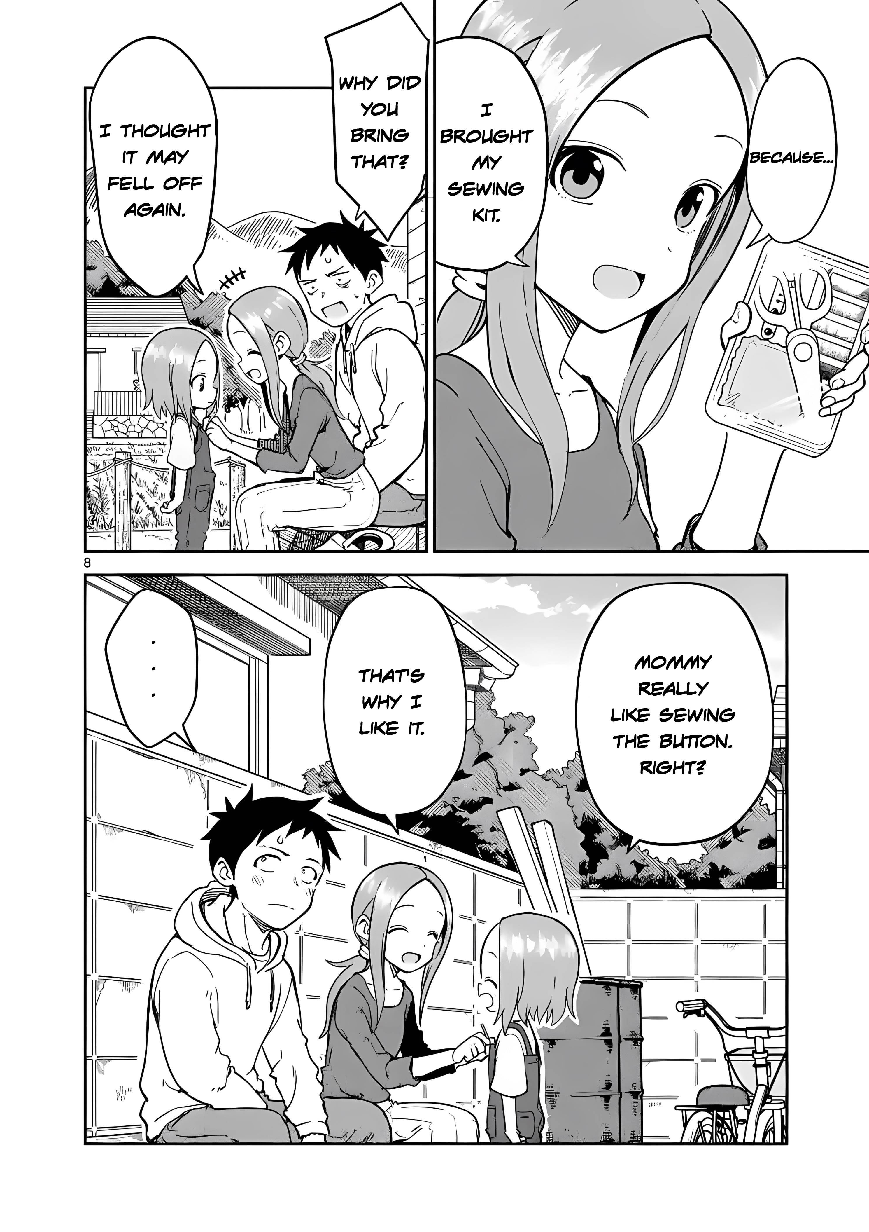 Karakai Jouzu no (Moto) Takagi-san chapter 223 page 8