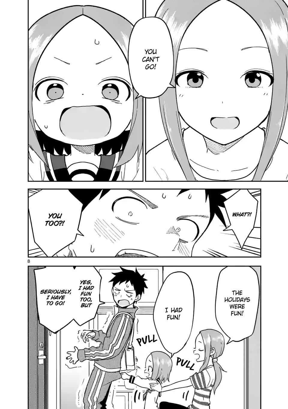 Karakai Jouzu no (Moto) Takagi-san chapter 229 page 8