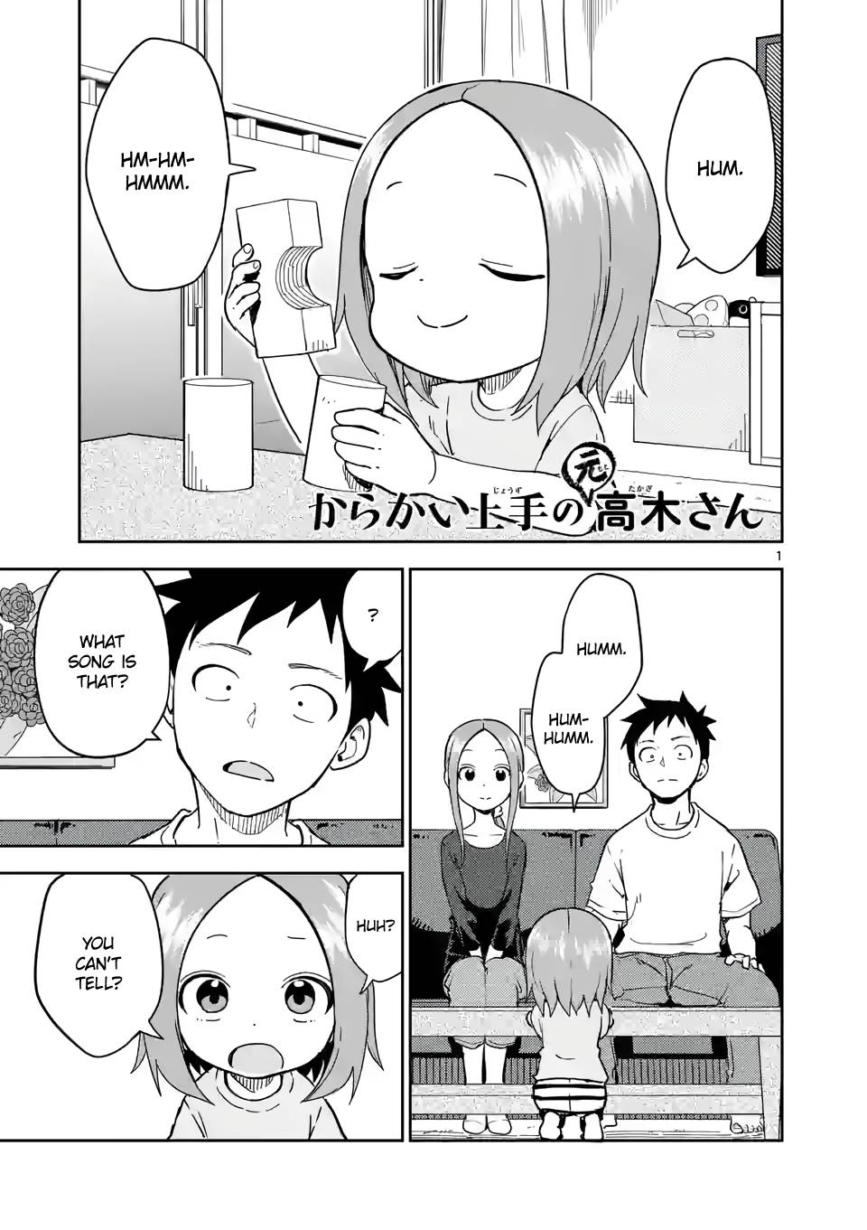 Karakai Jouzu no (Moto) Takagi-san chapter 234 page 1
