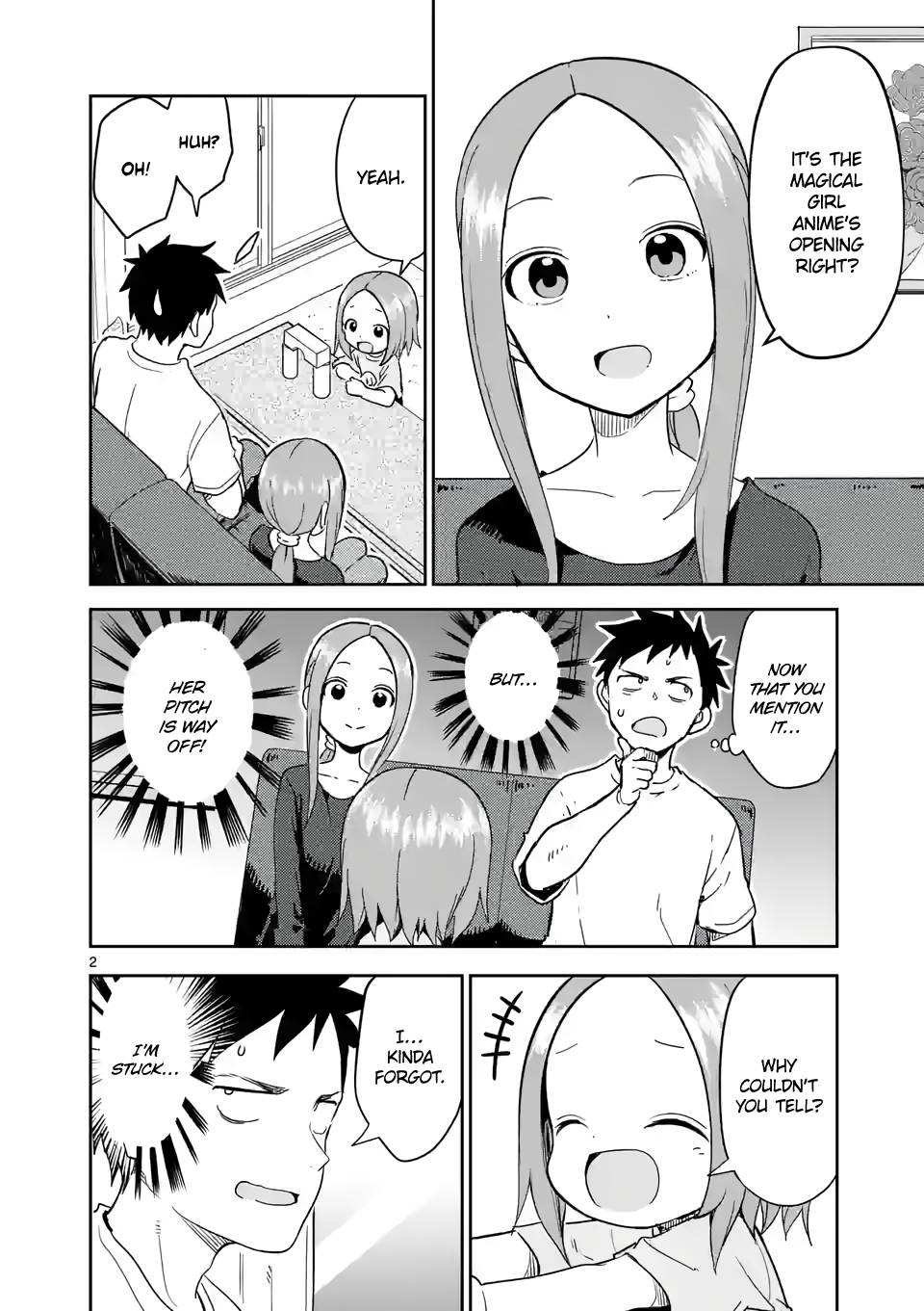 Karakai Jouzu no (Moto) Takagi-san chapter 234 page 2
