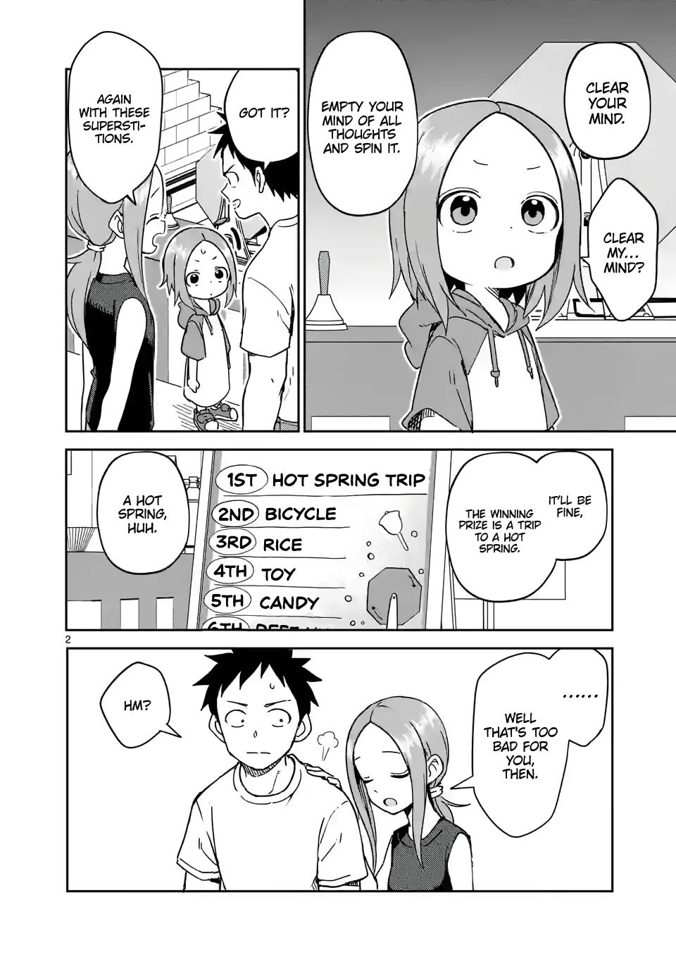 Karakai Jouzu no (Moto) Takagi-san chapter 238 page 2