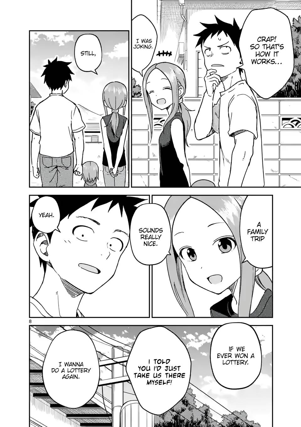 Karakai Jouzu no (Moto) Takagi-san chapter 238 page 8