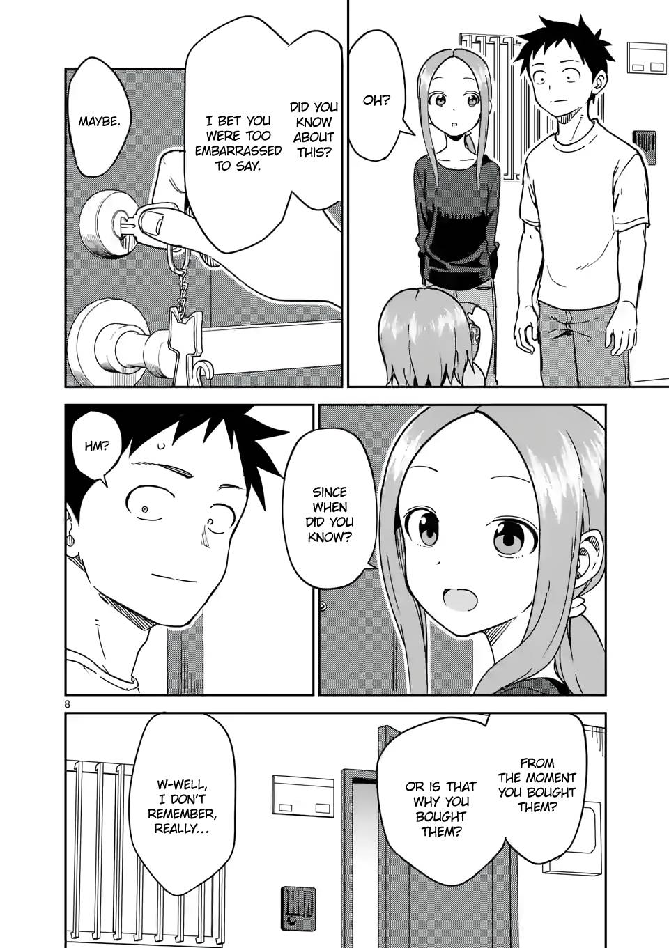 Karakai Jouzu no (Moto) Takagi-san chapter 239 page 8