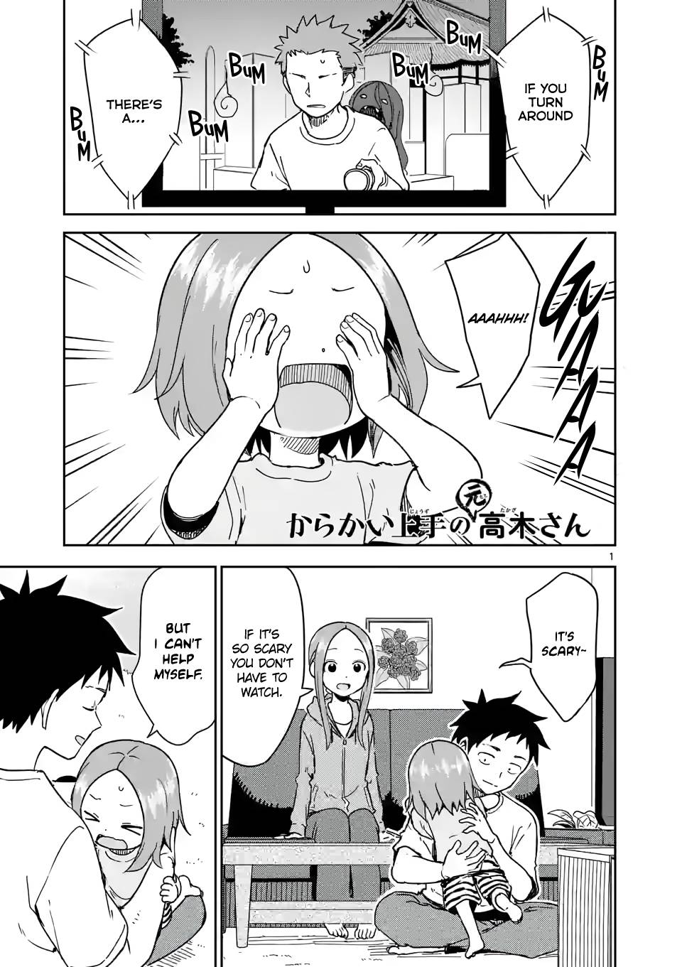 Karakai Jouzu no (Moto) Takagi-san chapter 244 page 1
