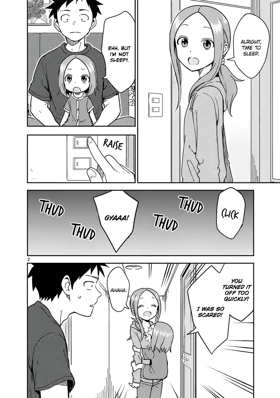 Karakai Jouzu no (Moto) Takagi-san chapter 244 page 2