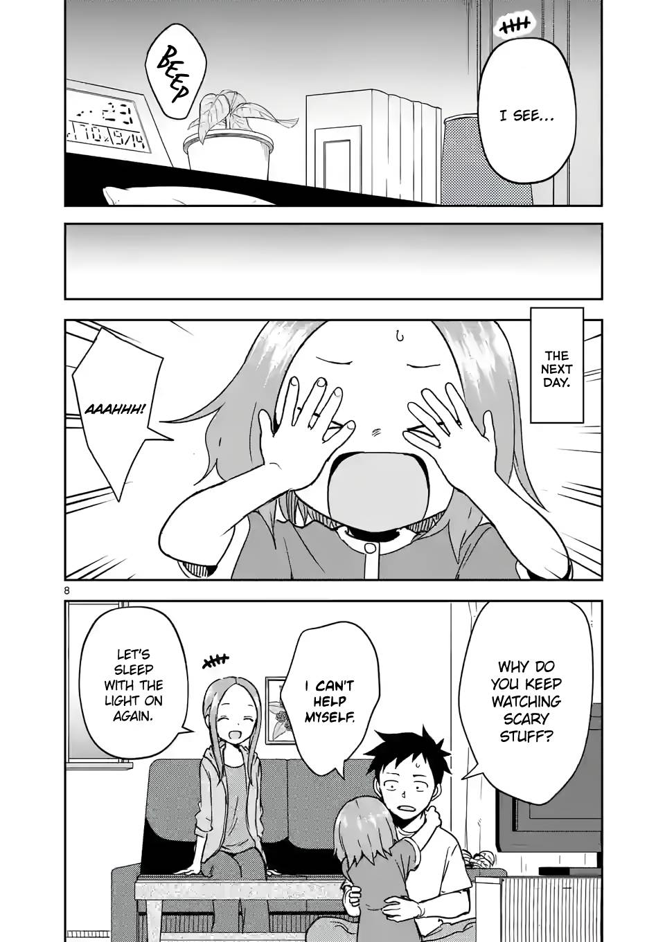 Karakai Jouzu no (Moto) Takagi-san chapter 244 page 8