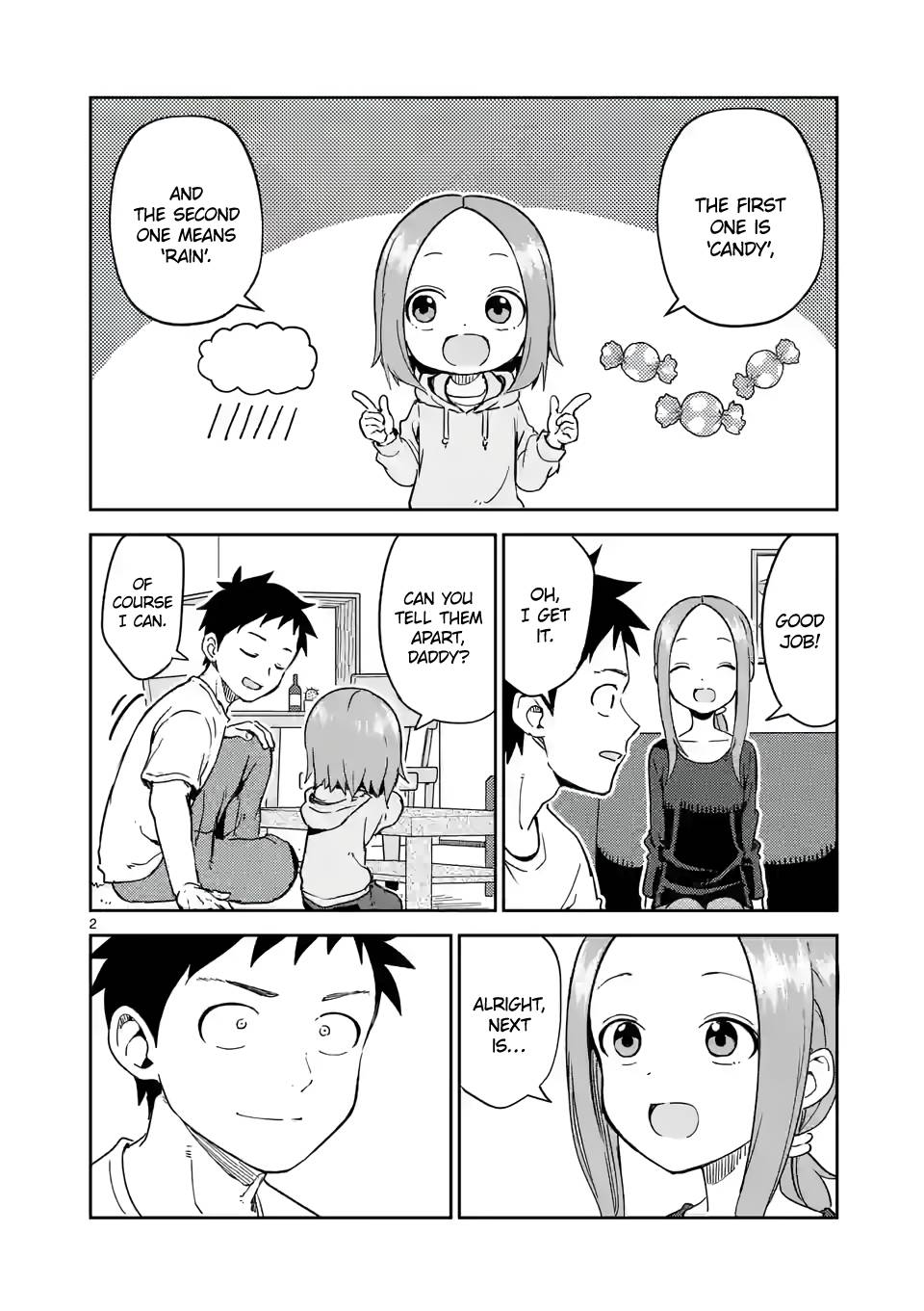 Karakai Jouzu no (Moto) Takagi-san chapter 252 page 2