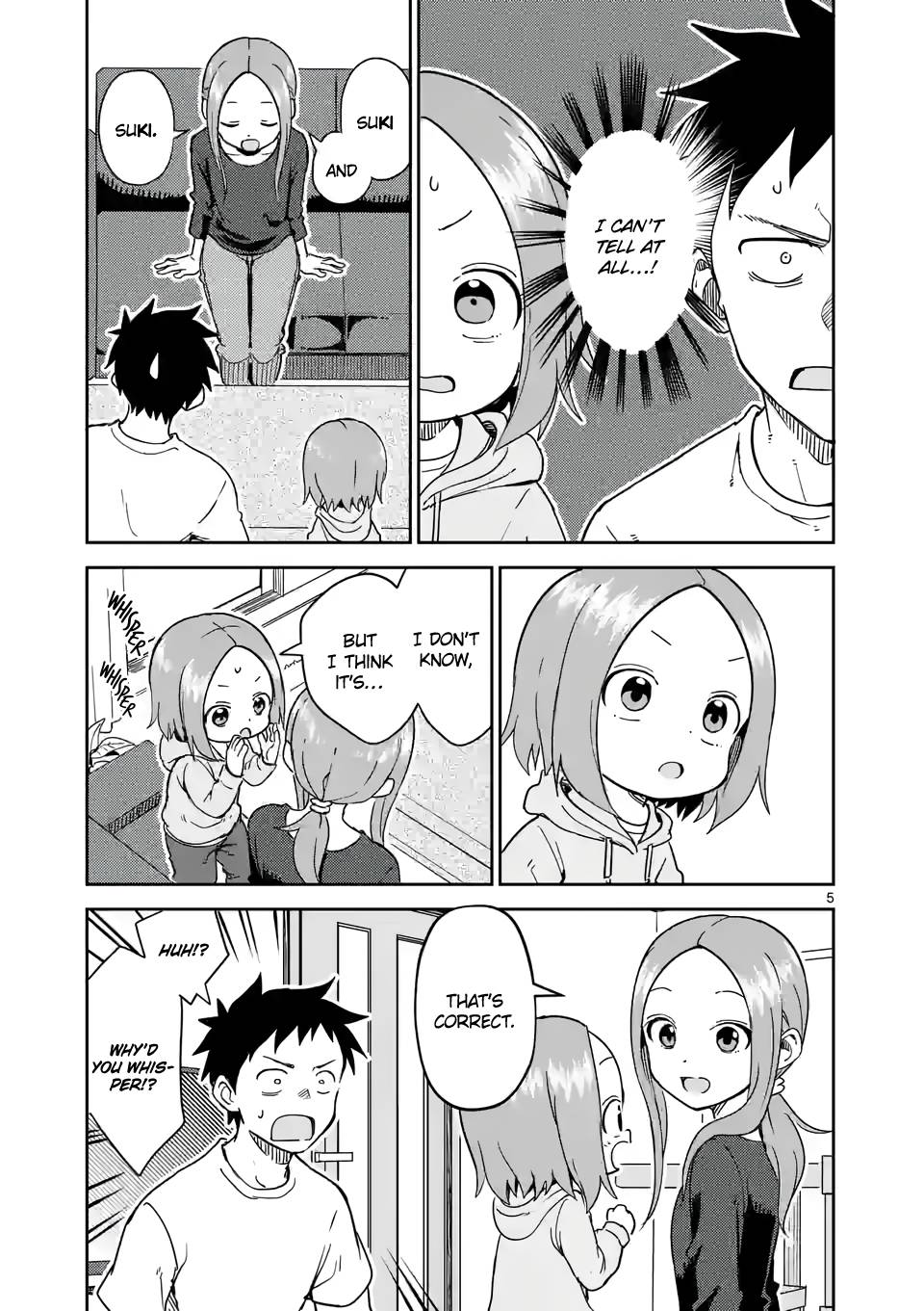 Karakai Jouzu no (Moto) Takagi-san chapter 252 page 5