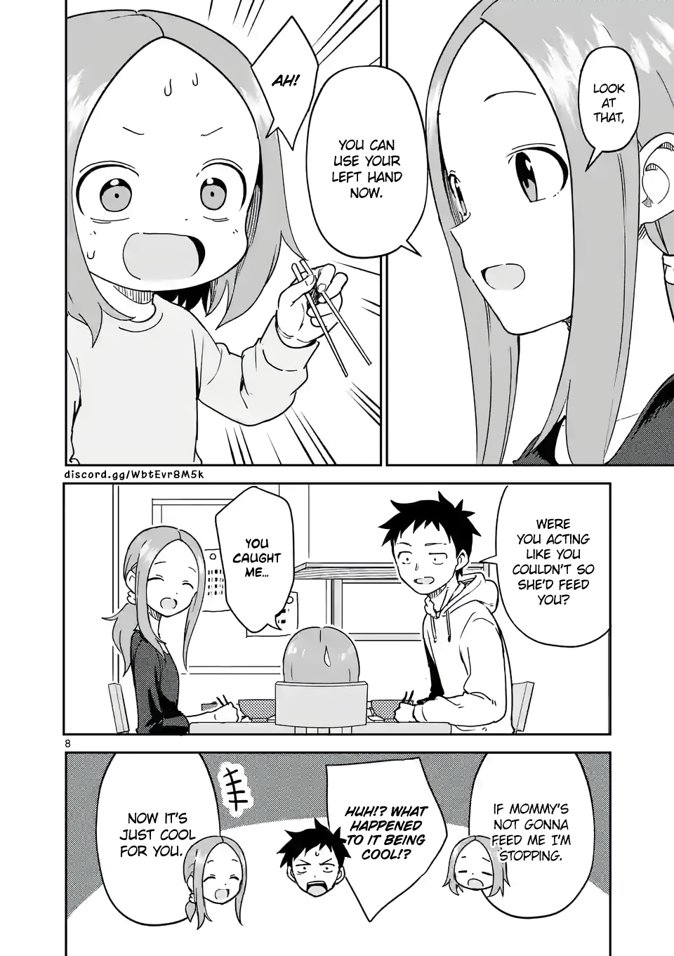 Karakai Jouzu no (Moto) Takagi-san chapter 258 page 8