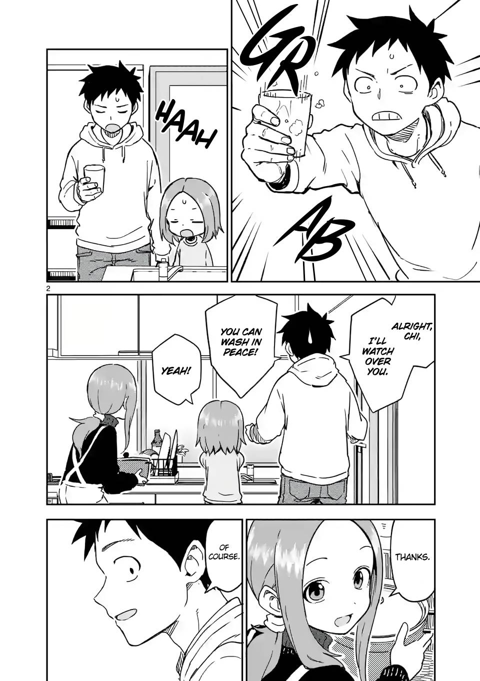 Karakai Jouzu no (Moto) Takagi-san chapter 260 page 2