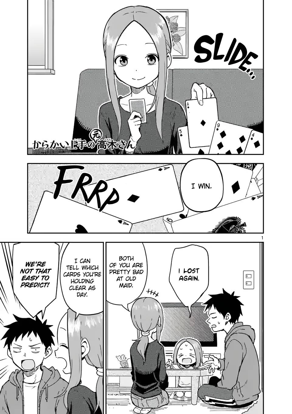 Karakai Jouzu no (Moto) Takagi-san chapter 269 page 1