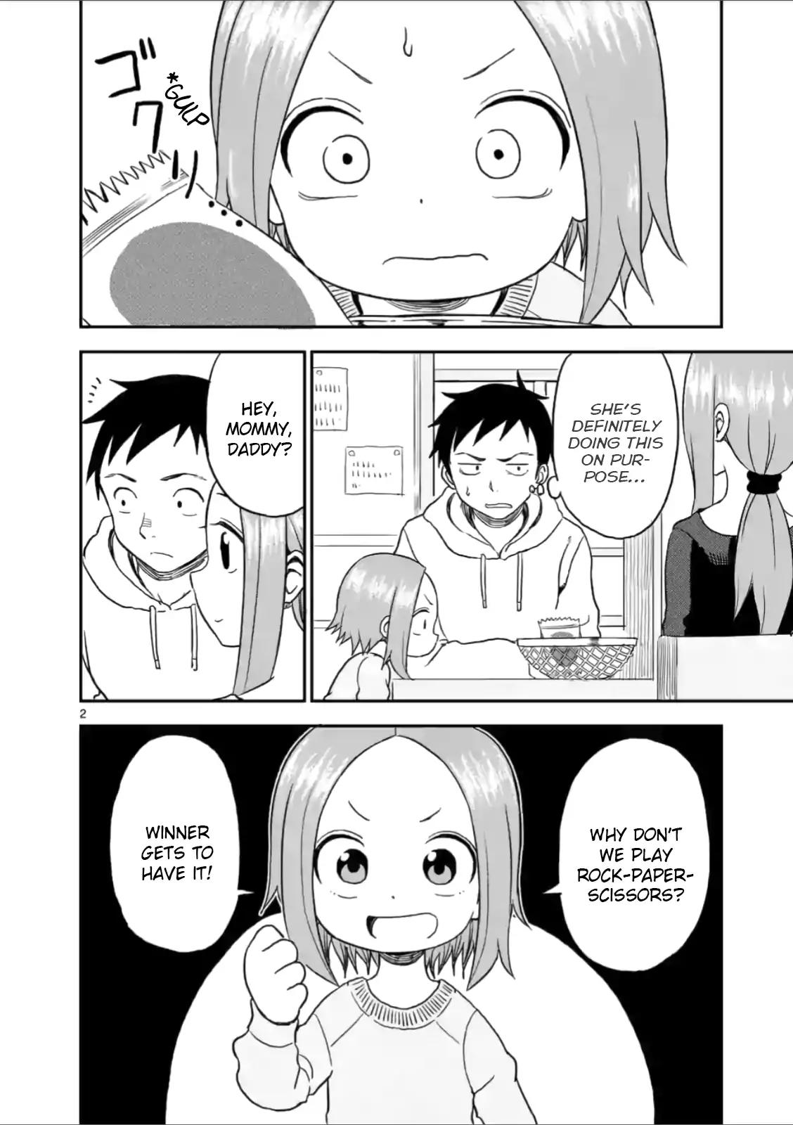 Karakai Jouzu no (Moto) Takagi-san chapter 27 page 2