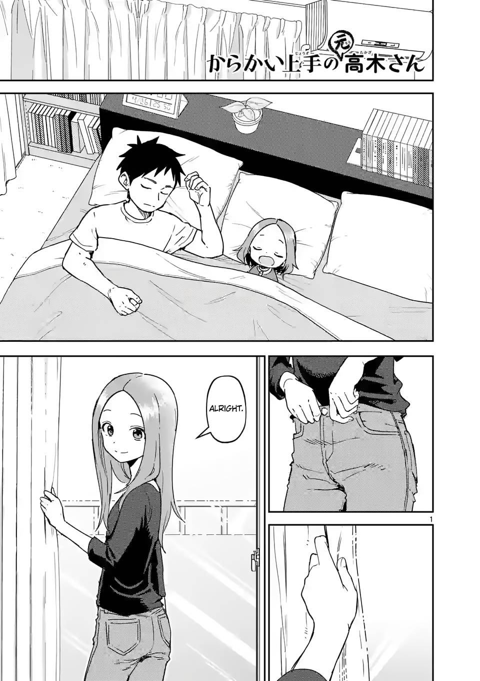 Karakai Jouzu no (Moto) Takagi-san chapter 274 page 1