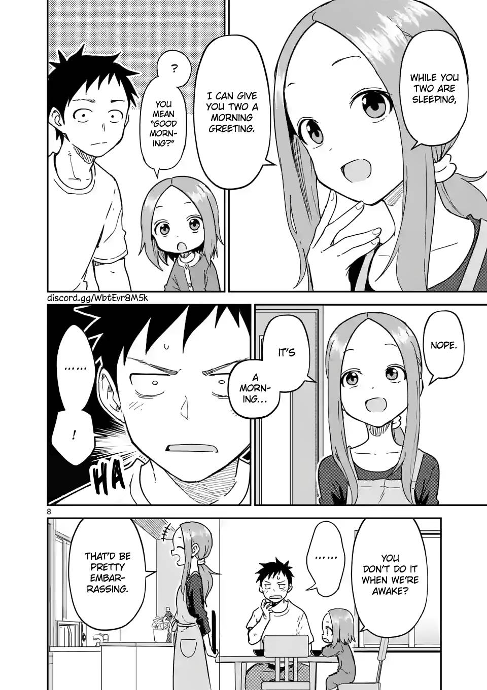 Karakai Jouzu no (Moto) Takagi-san chapter 274 page 8