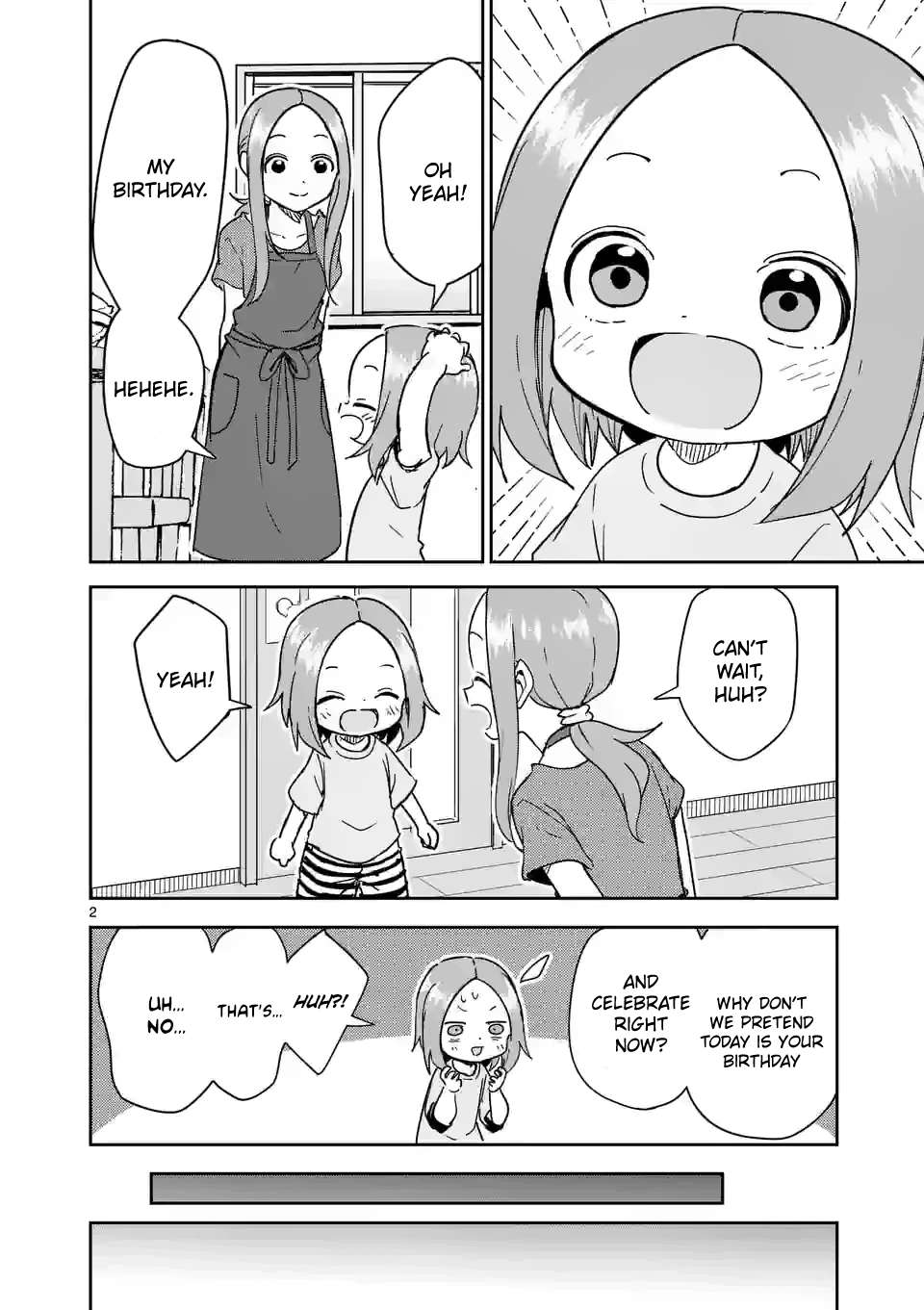 Karakai Jouzu no (Moto) Takagi-san chapter 283 page 2