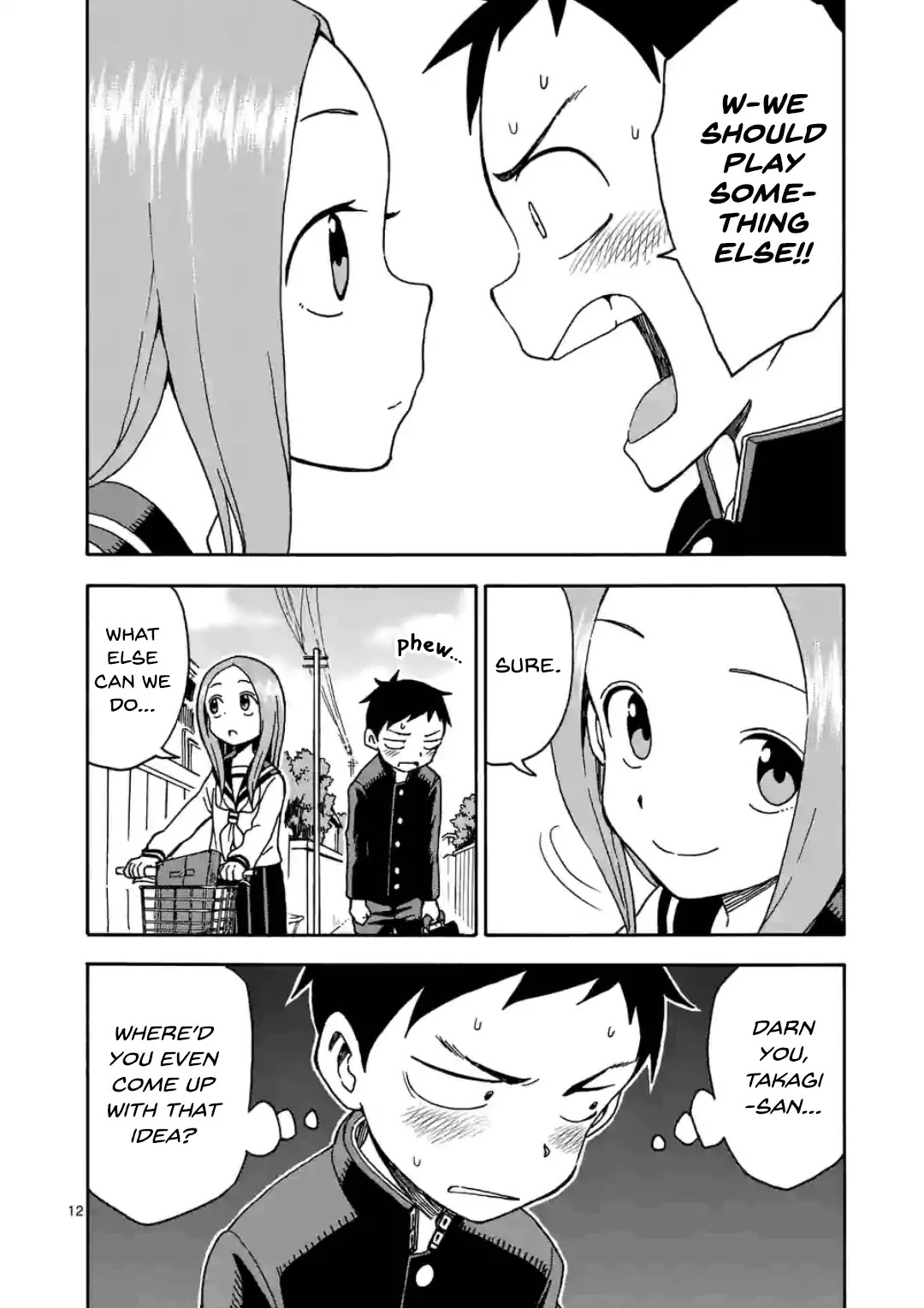 Karakai Jouzu no (Moto) Takagi-san chapter 29.5 page 12