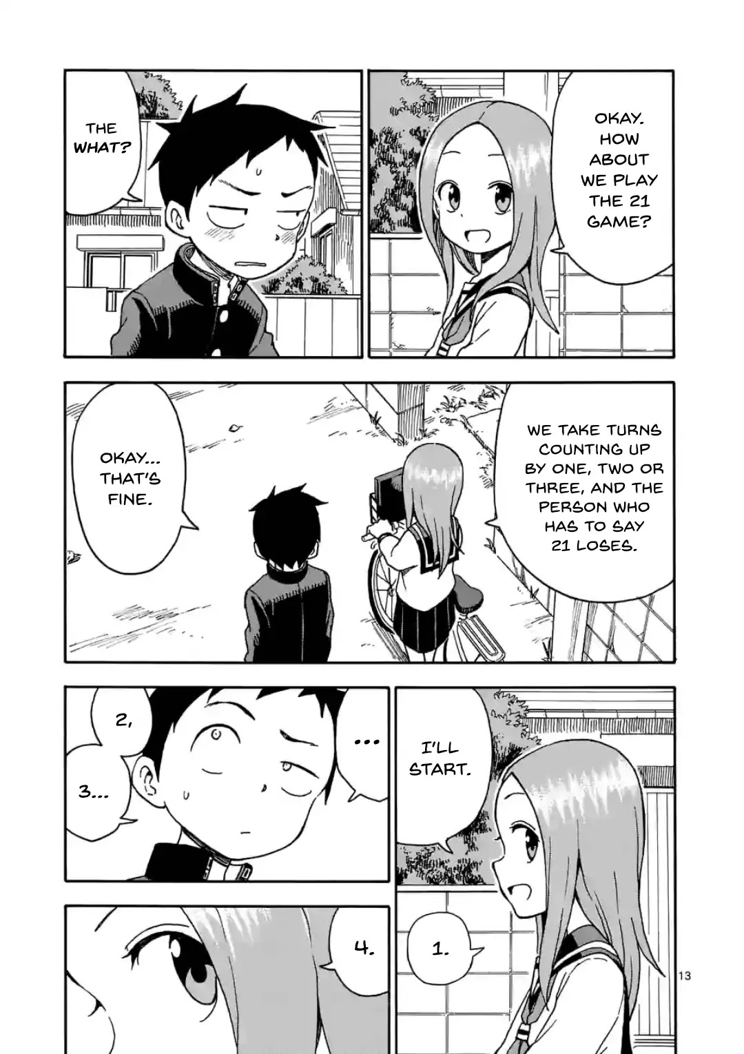 Karakai Jouzu no (Moto) Takagi-san chapter 29.5 page 13