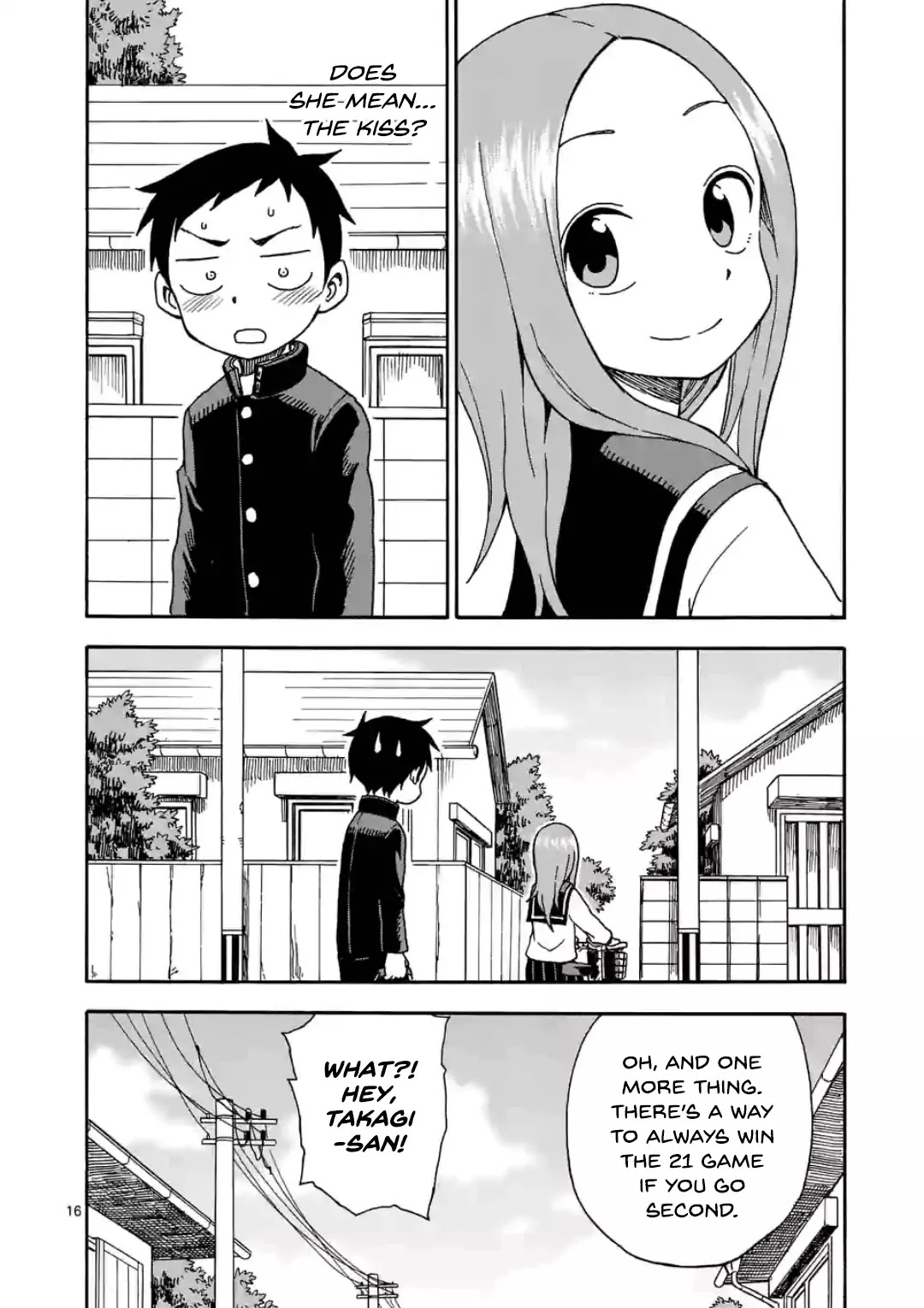 Karakai Jouzu no (Moto) Takagi-san chapter 29.5 page 16