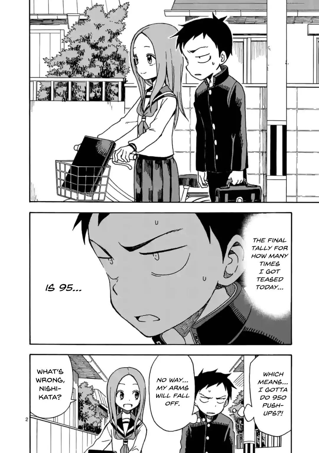Karakai Jouzu no (Moto) Takagi-san chapter 29.5 page 2
