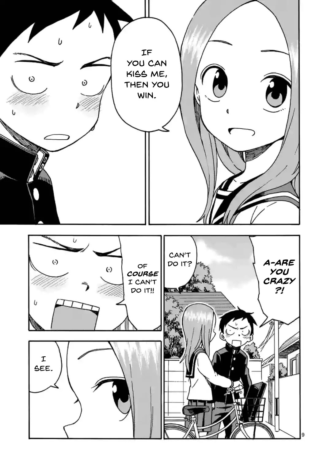 Karakai Jouzu no (Moto) Takagi-san chapter 29.5 page 9