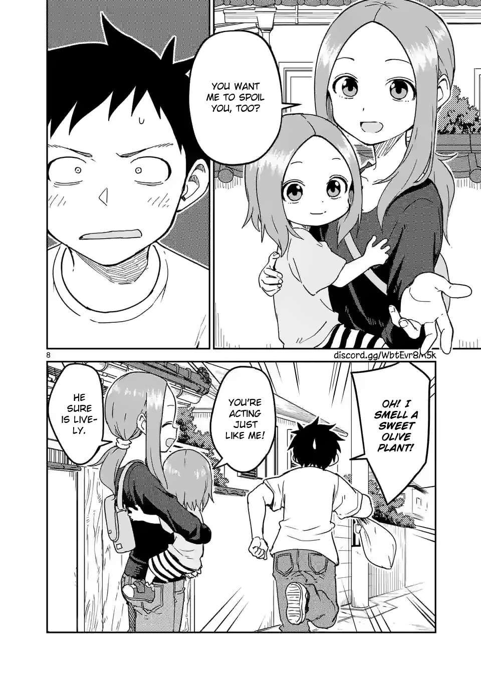 Karakai Jouzu no (Moto) Takagi-san chapter 297 page 8