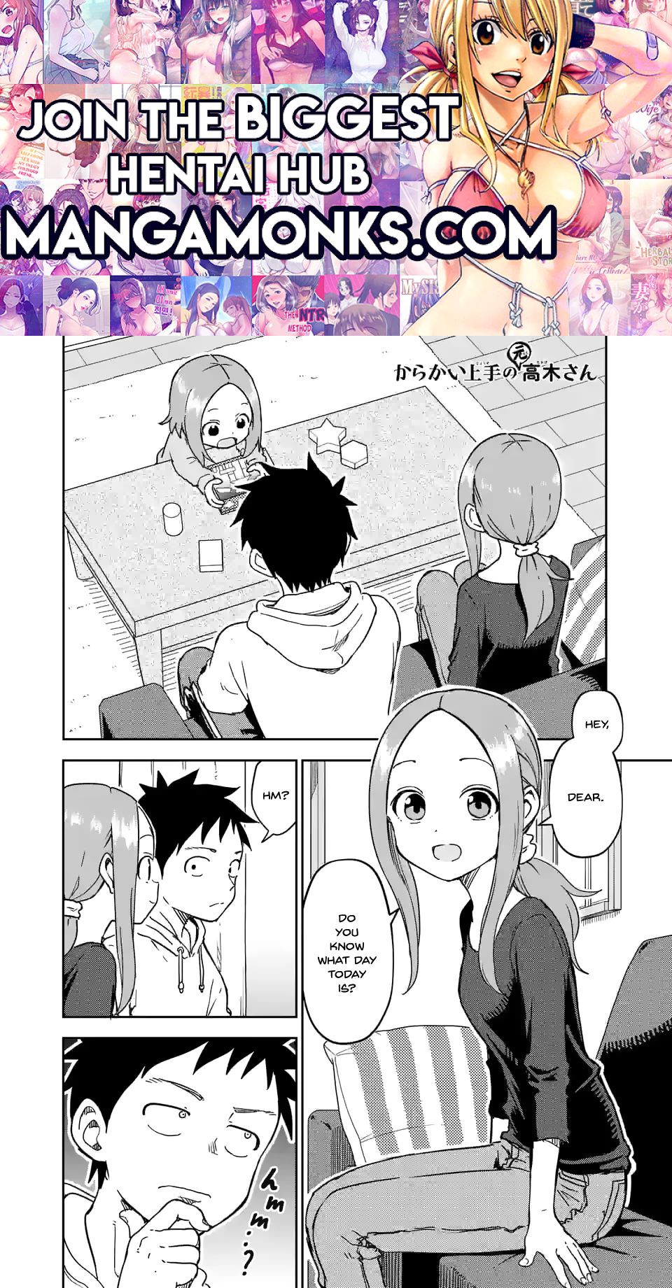 Karakai Jouzu no (Moto) Takagi-san chapter 301 page 1
